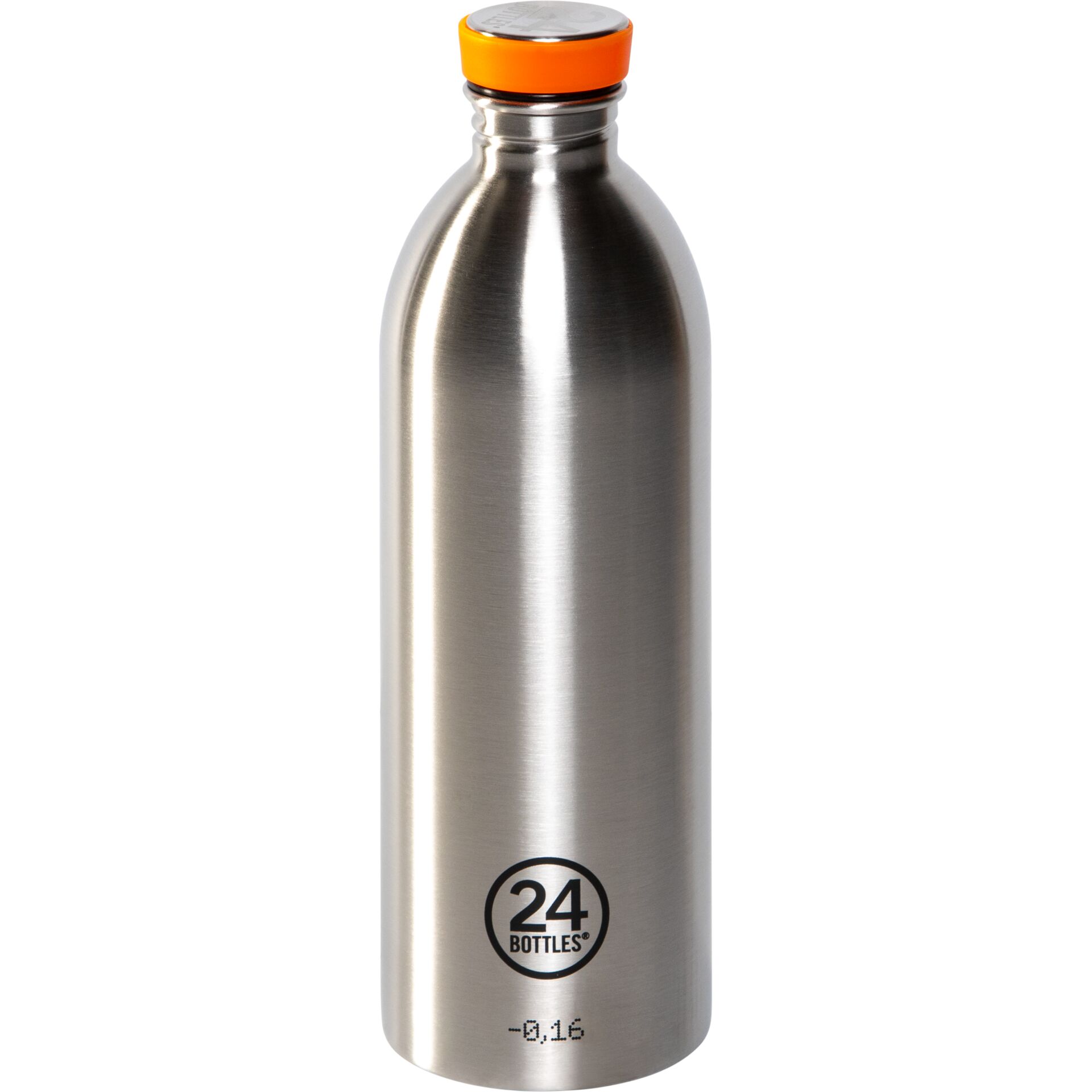 stahlflasche, Aluminium, Einwegfrei, 24Bottles, kappe orange
