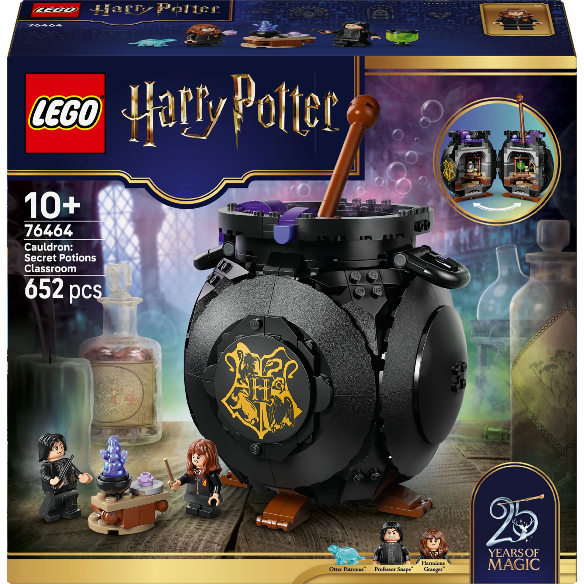 Kessel, Geheimtränke, Klassenzimmer, 652 Teile, Harry Potter Set