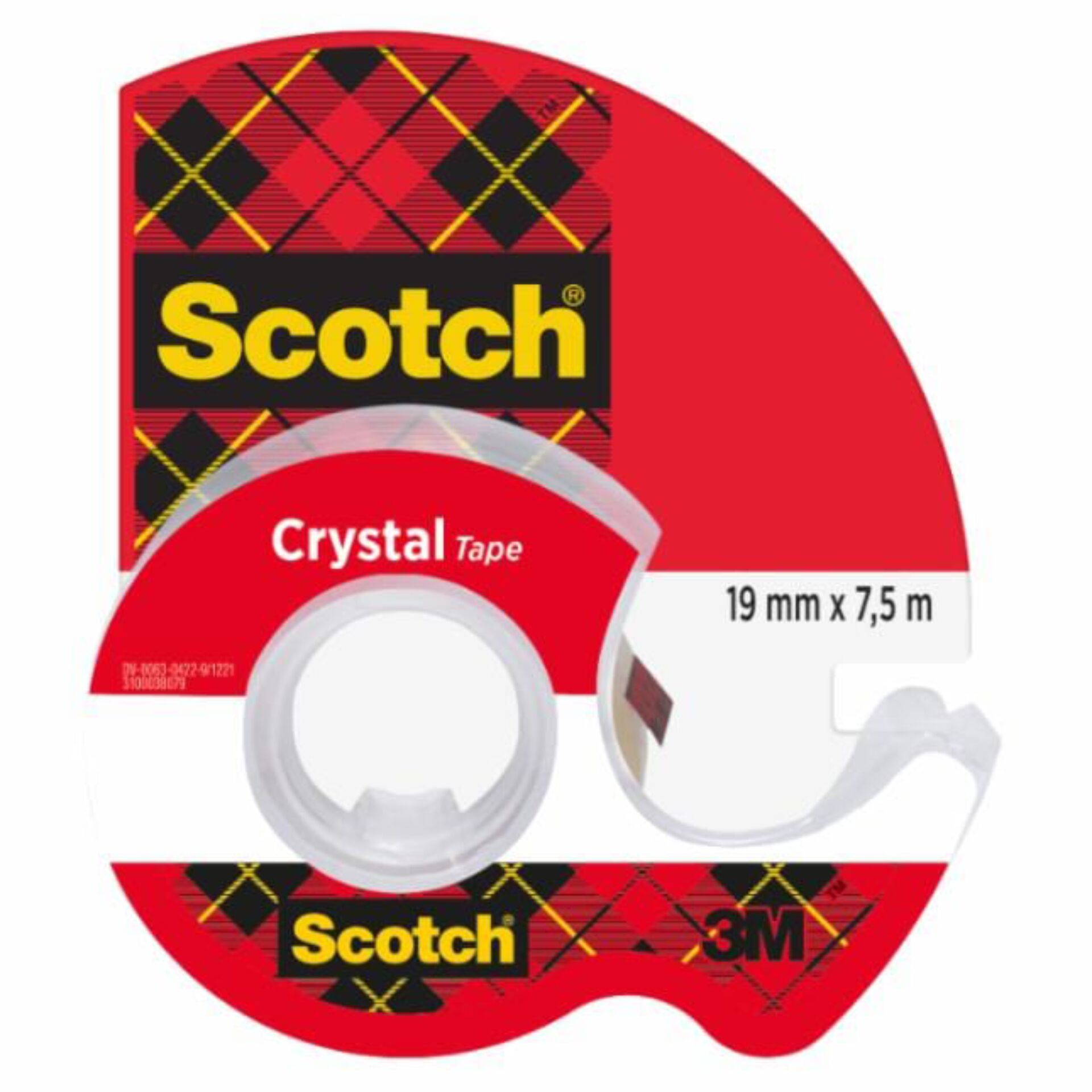 Scotch Crystal Abroller 6-1975D  19mm x 7,5m przezroczysty