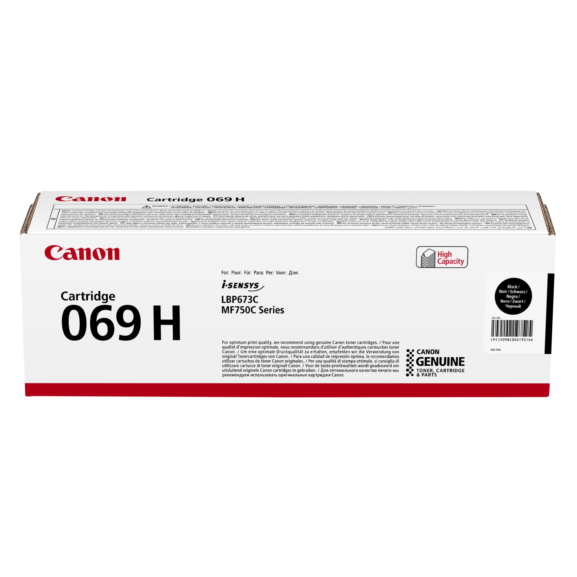 Canon toner Cartridge 069 H BK  czarny