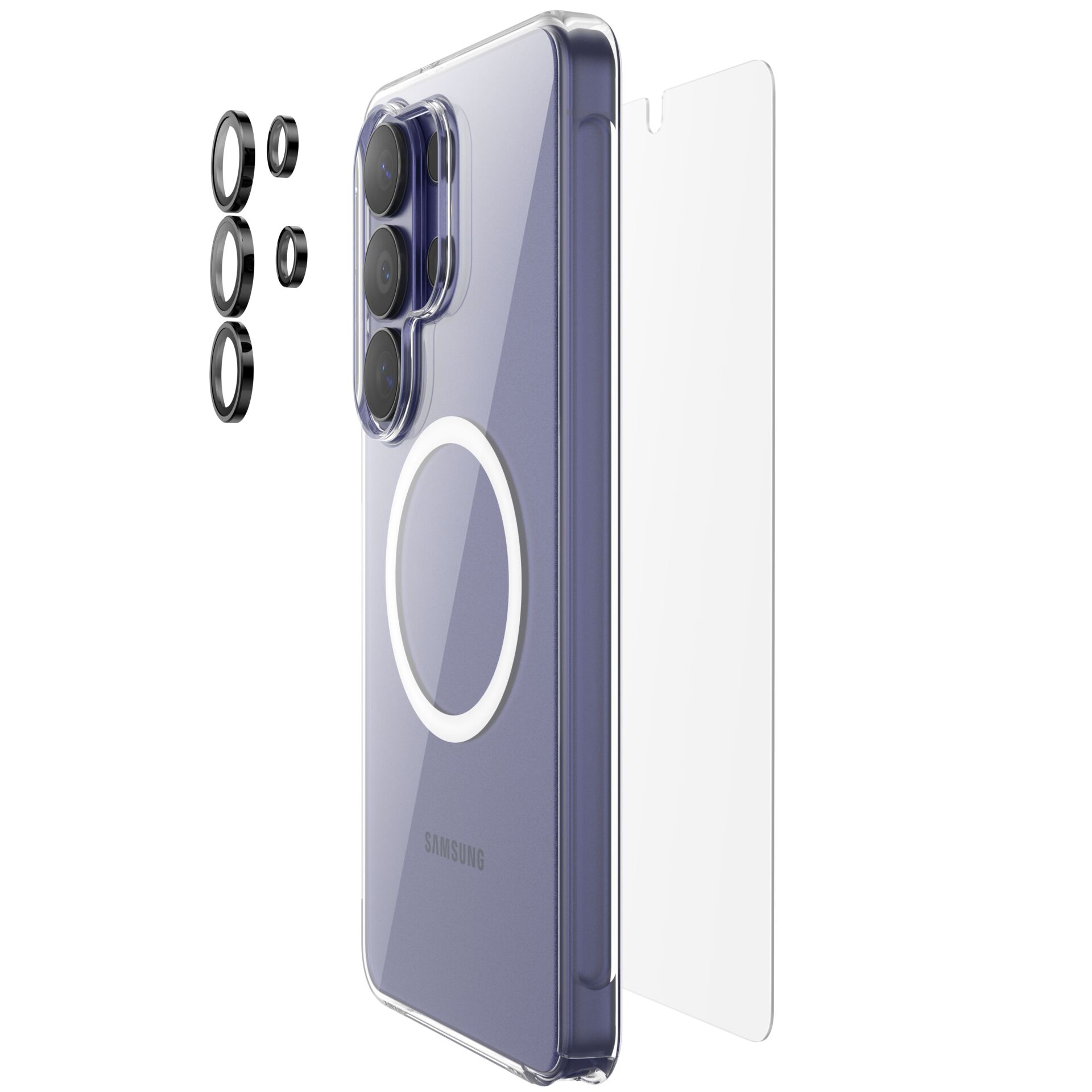 Smartphone-Hülle, Kameralinsen-Ring, Magnetischer Halter, Rückseitige Schutzhülle, Schutzhülle]]}{}''