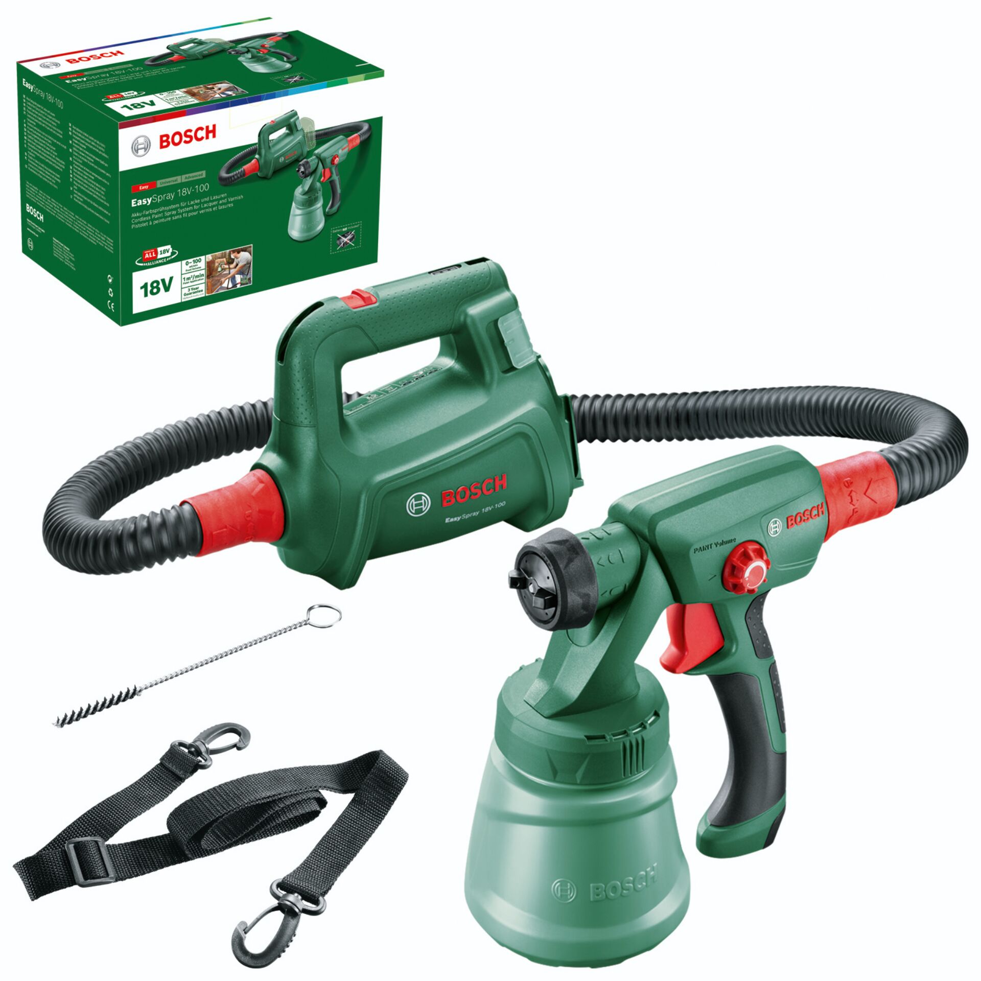 Akku-Pistole, Sprühgerät, Spray-Pistole, Reinigungsgerät, Bosch