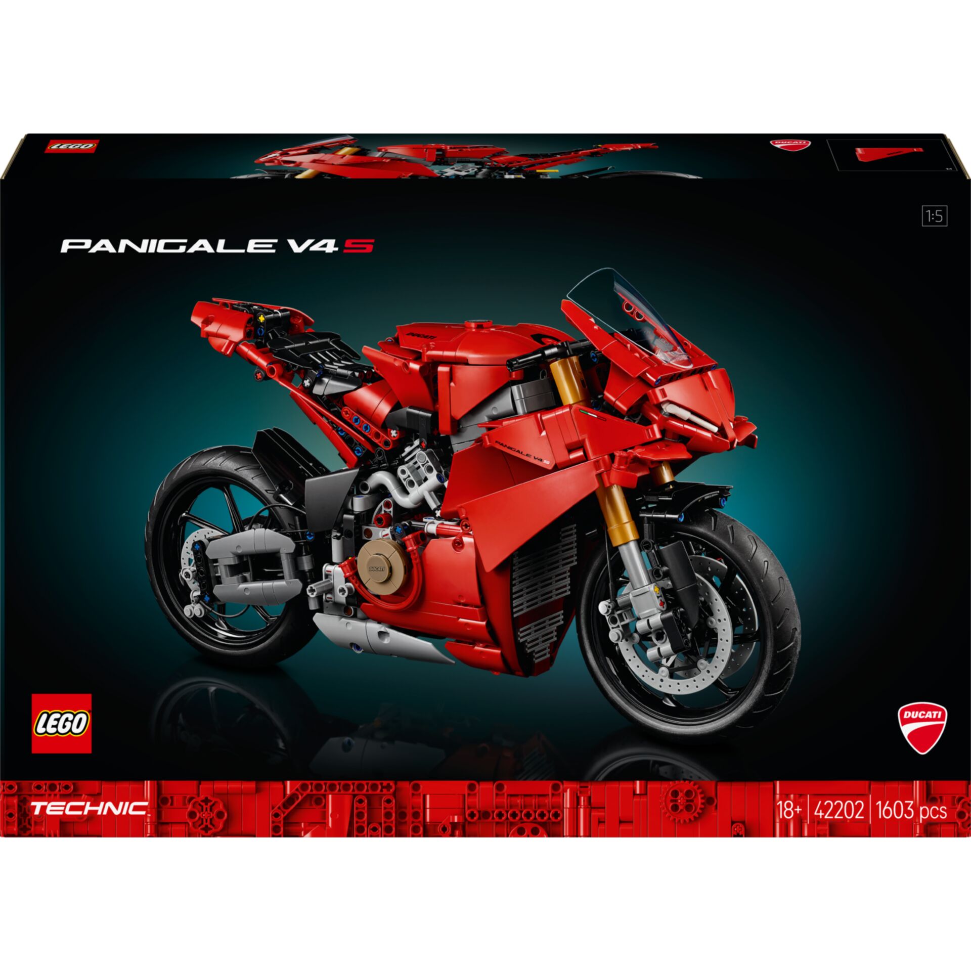 Motorrad, Lego, Technic, Rot, Sportbike