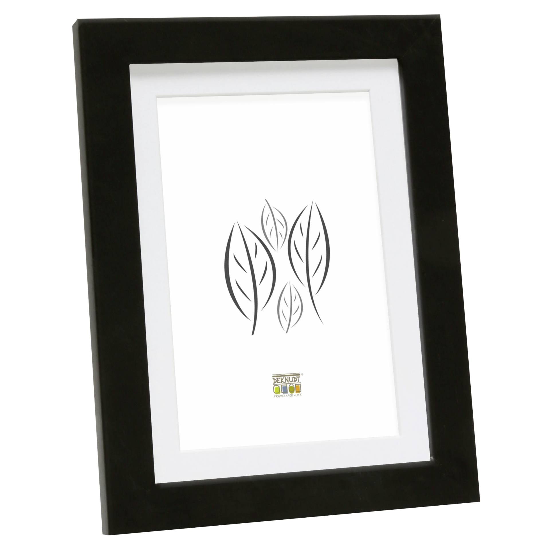 Deknudt S66KF2 P1          30x45  Wood black w. Passepartout