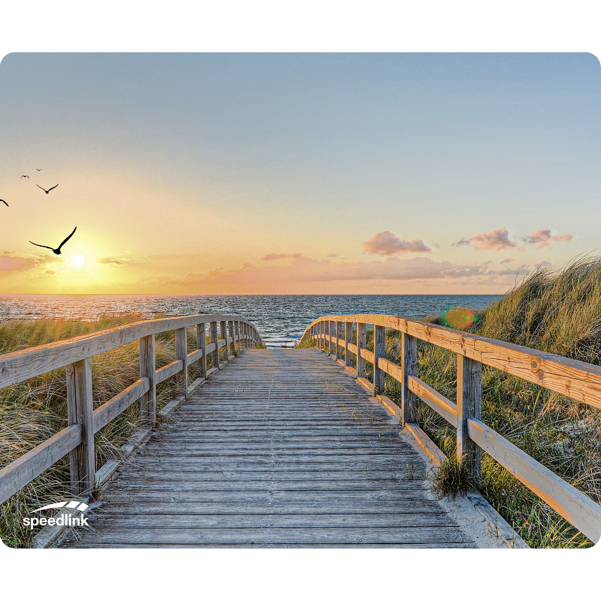 brettweg, pfad, sonnenuntergang, strand, meer
