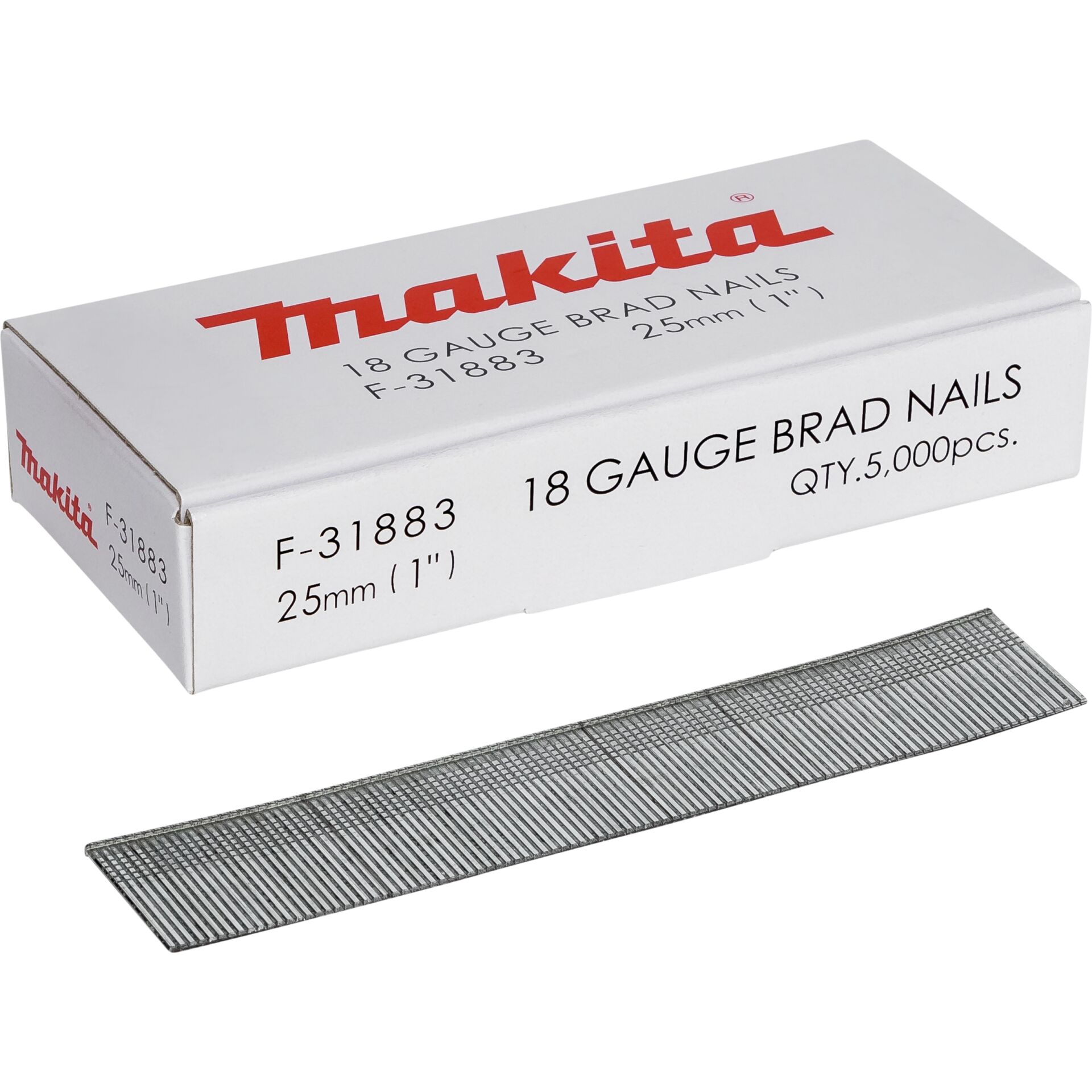 Makita Gauge Brad Nails 1,2x25mm  F-31883  5000 pcs.