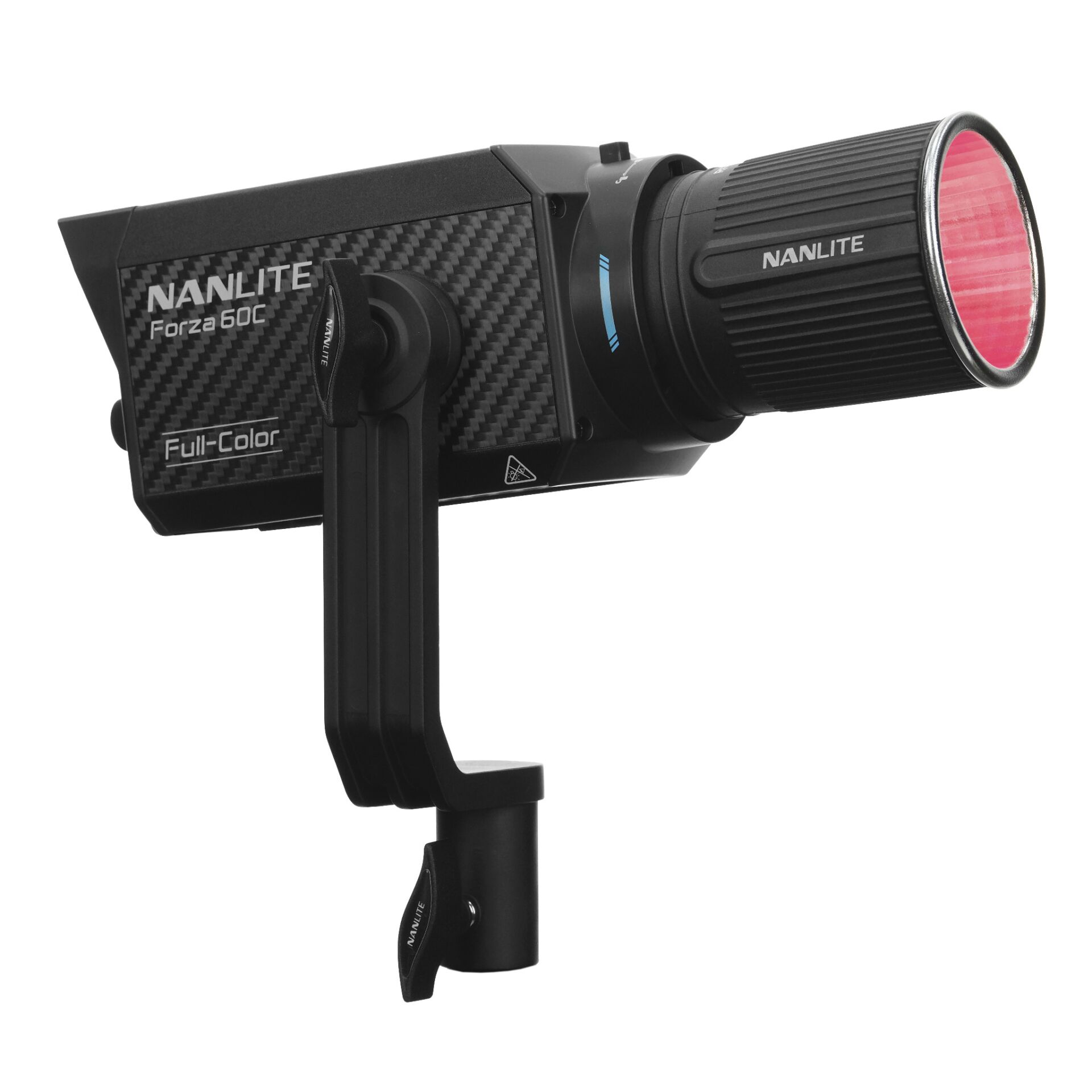 Blitz-Lampenscheinwerfer, Fokussierbar, NANLITE, LED, Full-Color