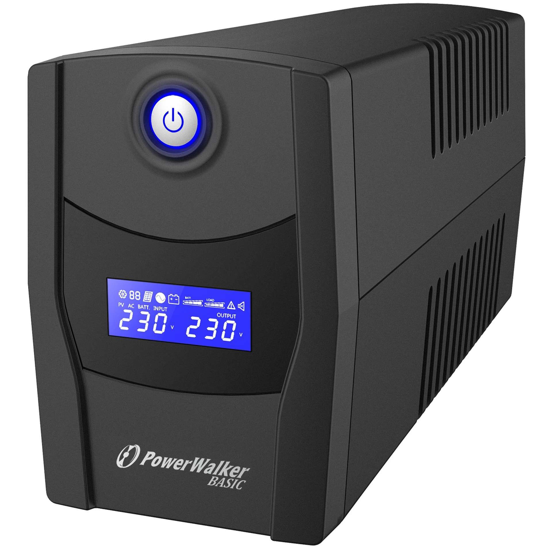 USV, Power inverter, 230V, LCD display, PowerWalker Basic