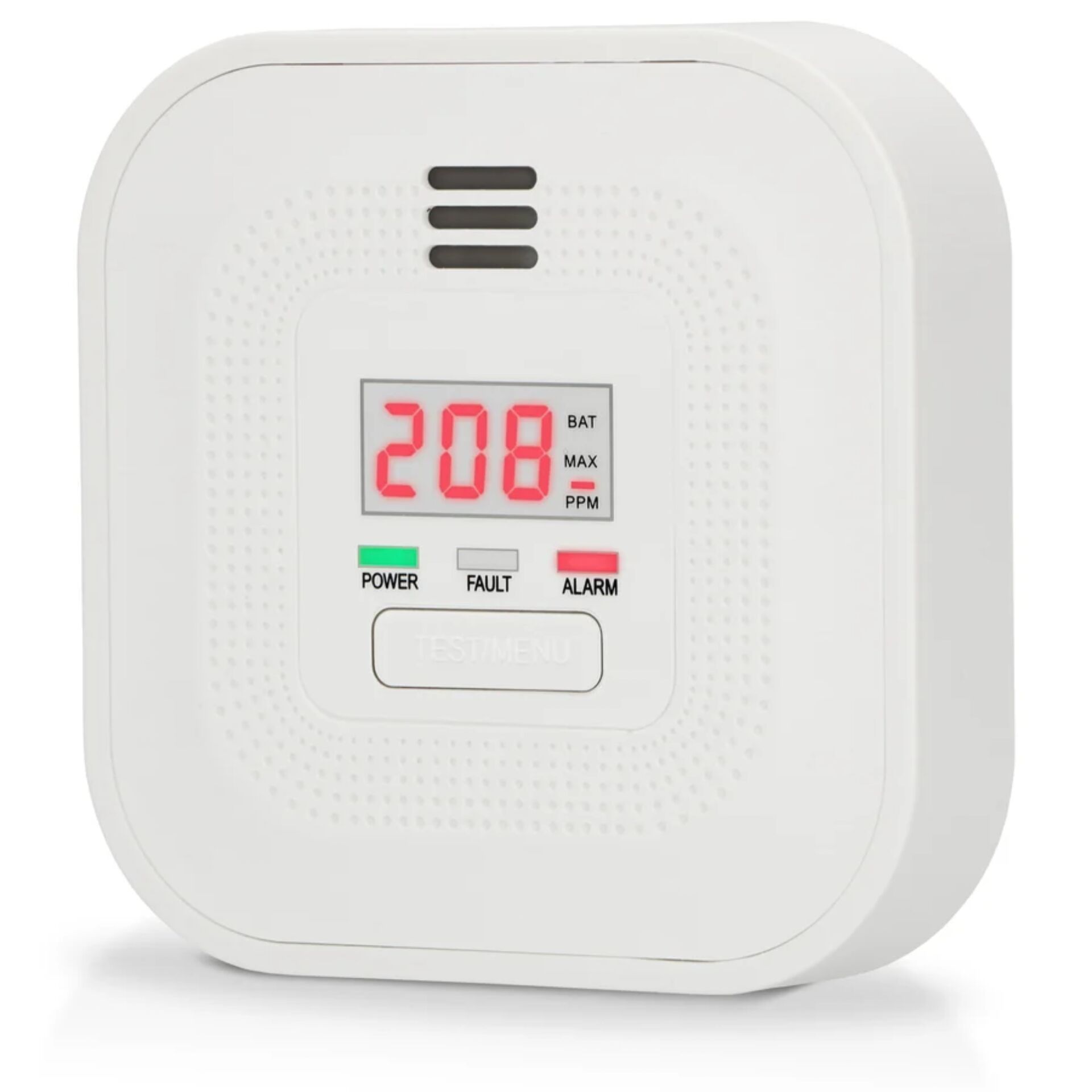 Rauchmelder, Rauchwarnmelder, Digitalanzeige, LED Anzeige, Alarmsystem