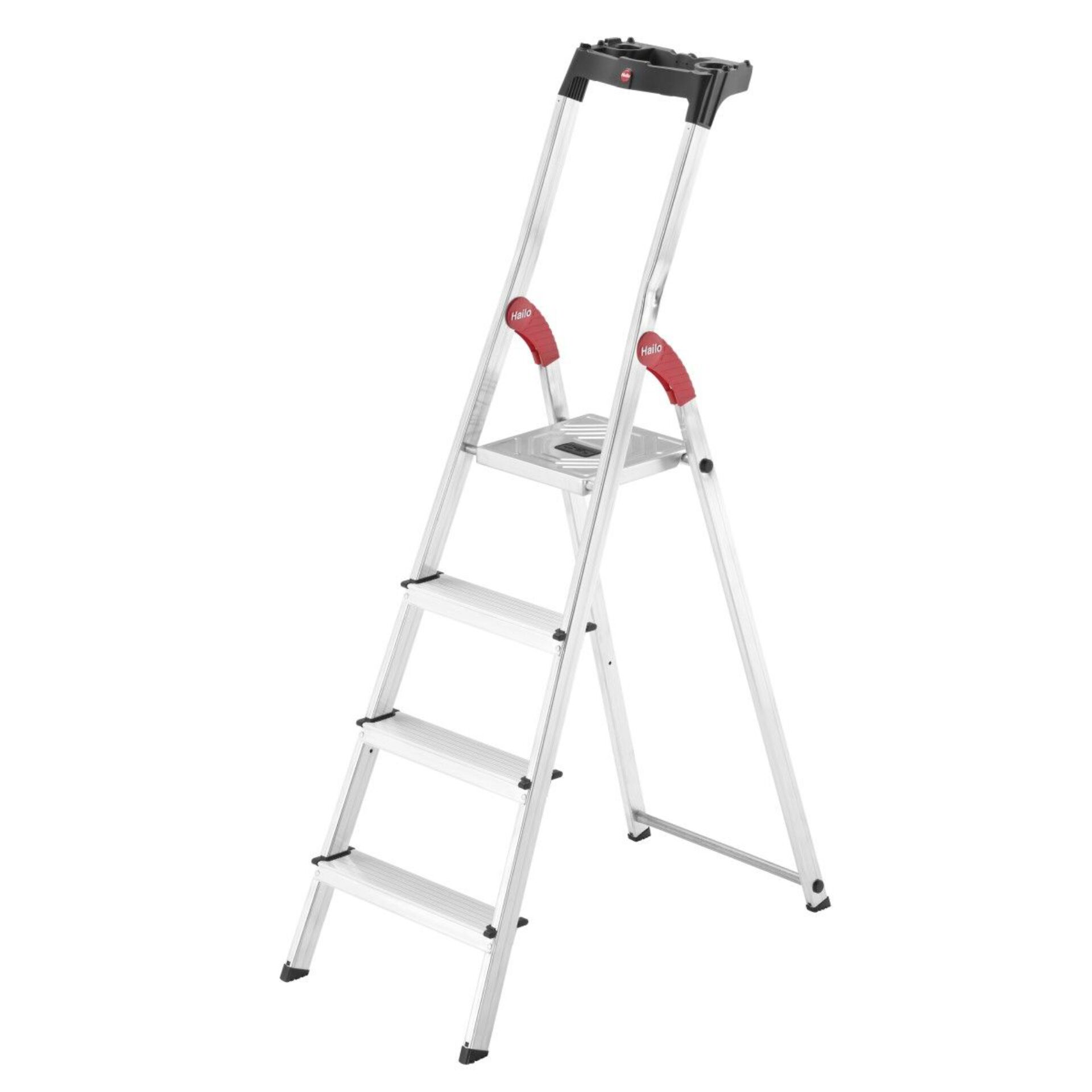 leitern, 4-stufen, aluminium, fahrtreppenähnlich, arbeitshilfe