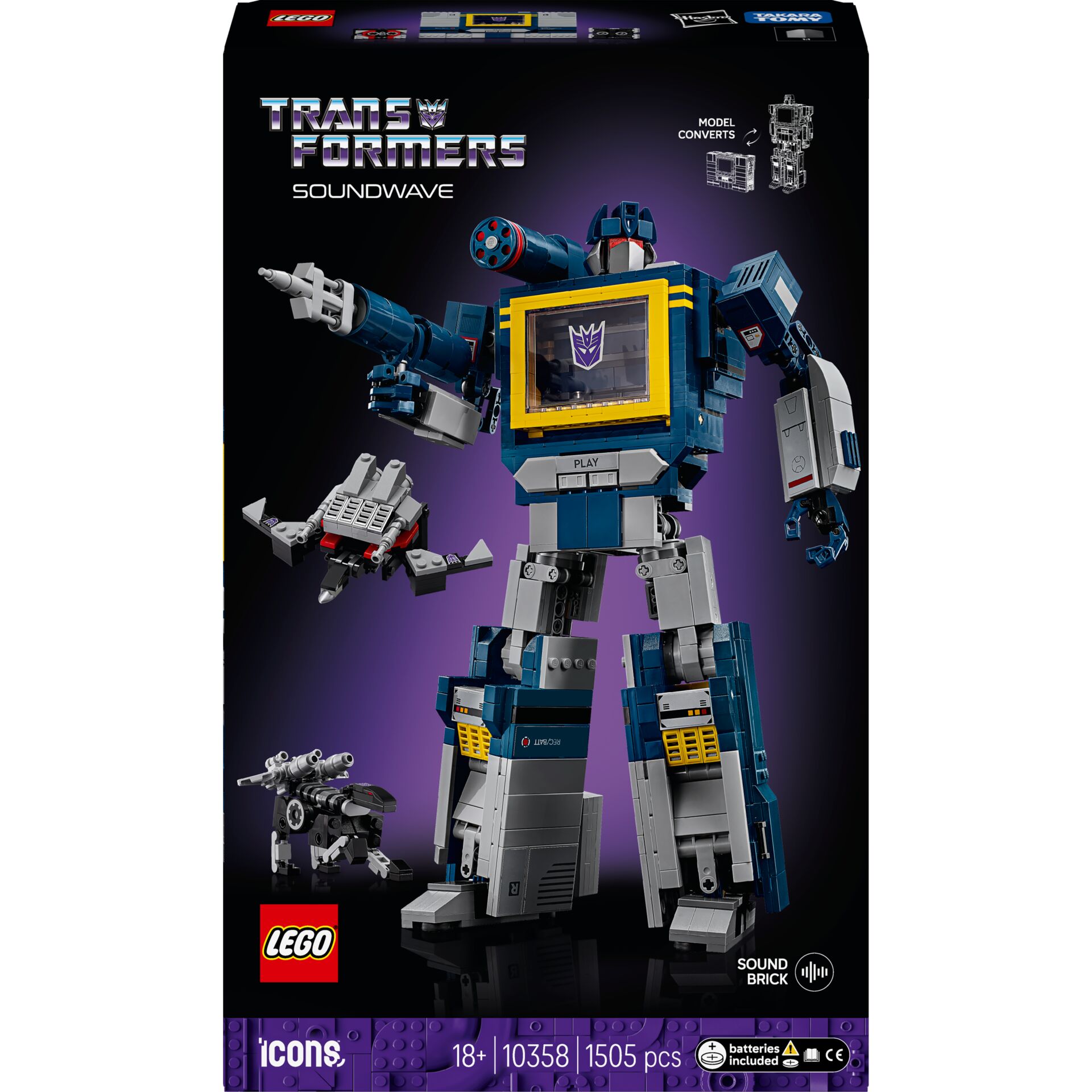 Transformer, Roboter, LEGO, Soundwave, Figur
