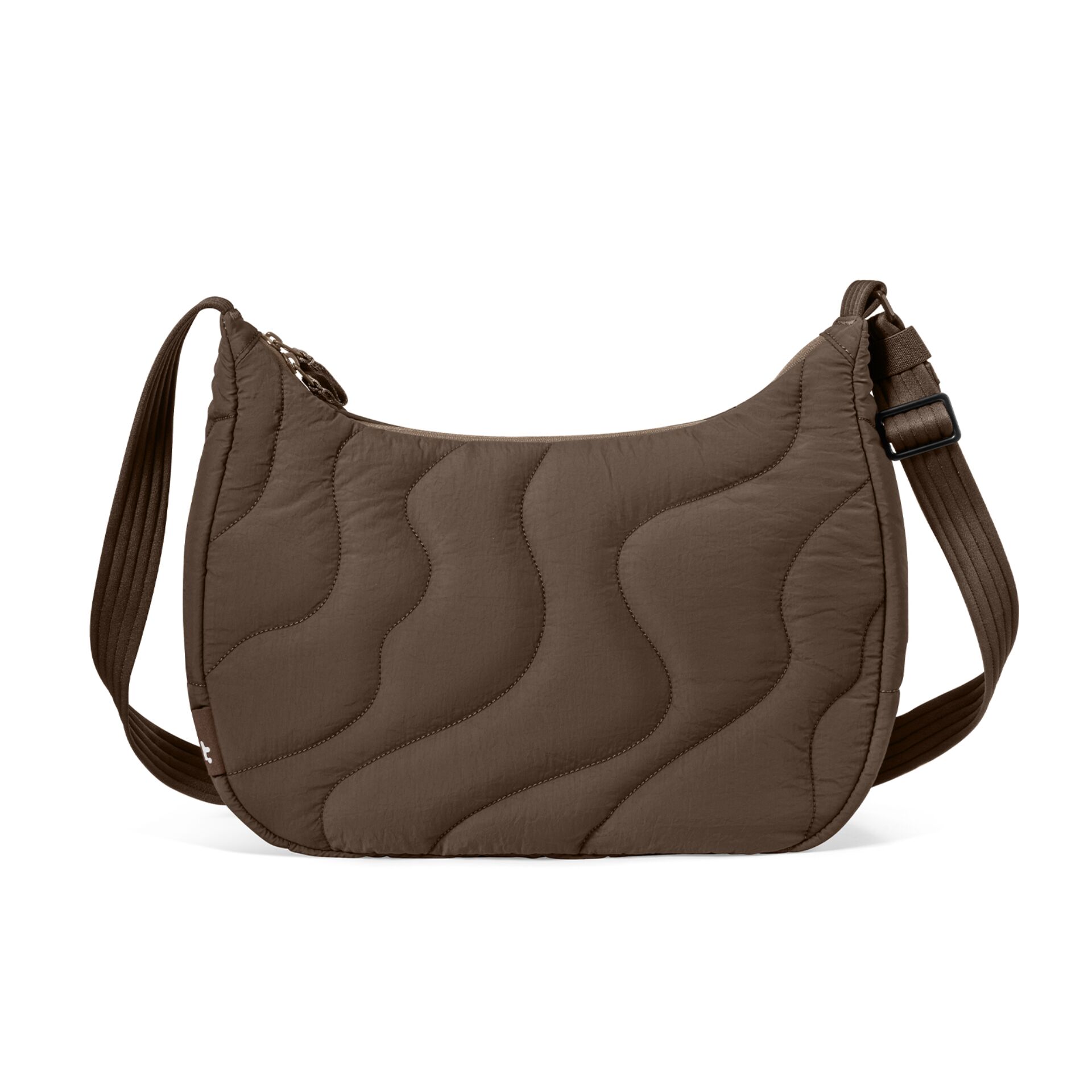 Umhängetasche, Tasche, Quiltung, Braun, Schultertasche