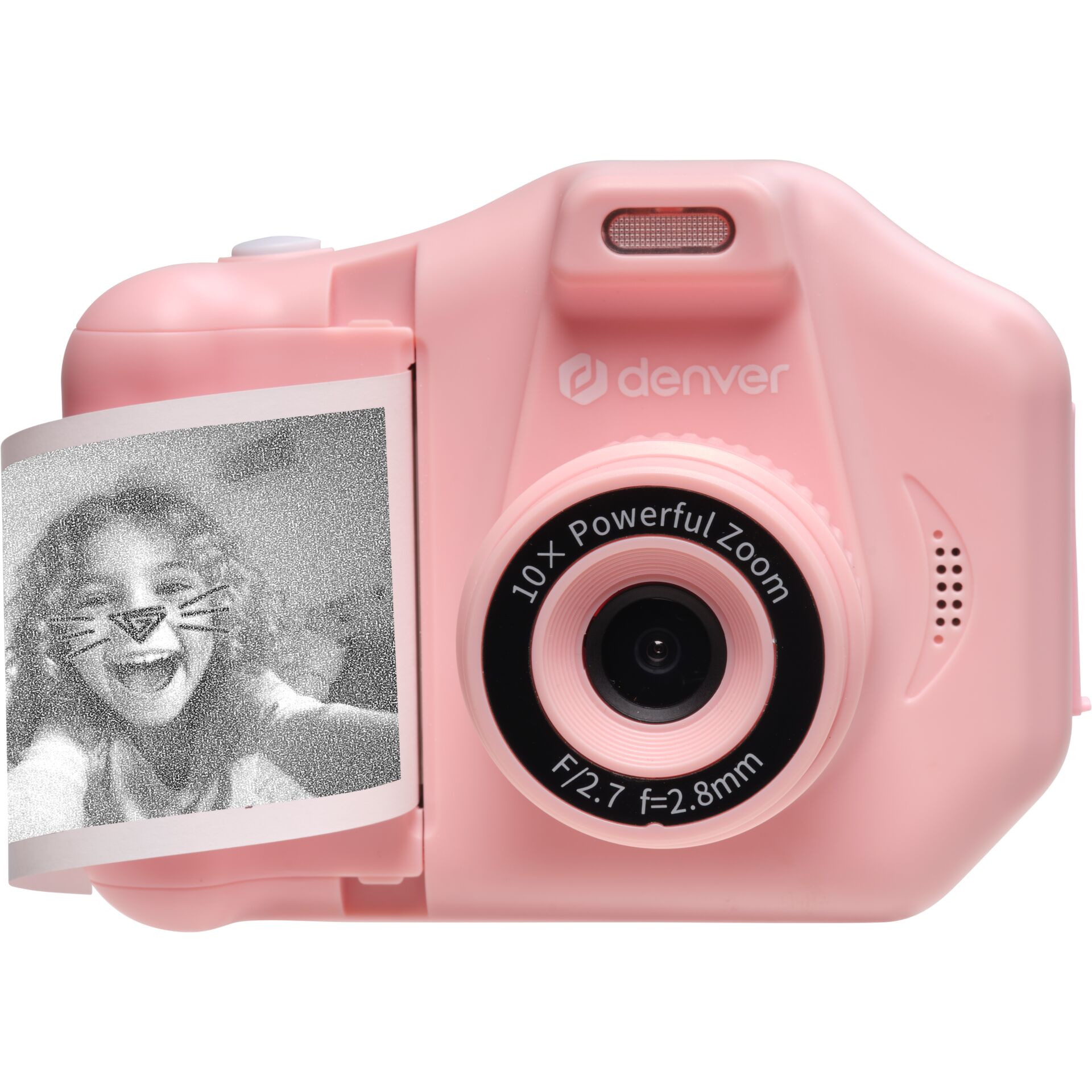 Digitalkamera, Rosa, Kinderkamera, Drehbares Display, 10-fach-Zoom