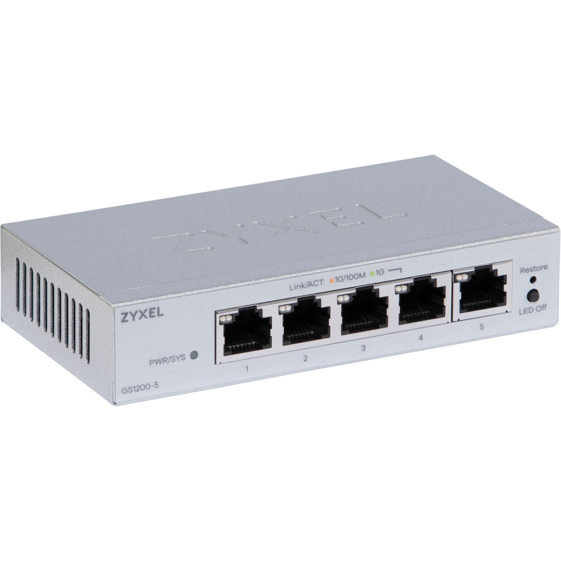 Switch, PoE switch, Ethernet, GS1200-5, 5-port