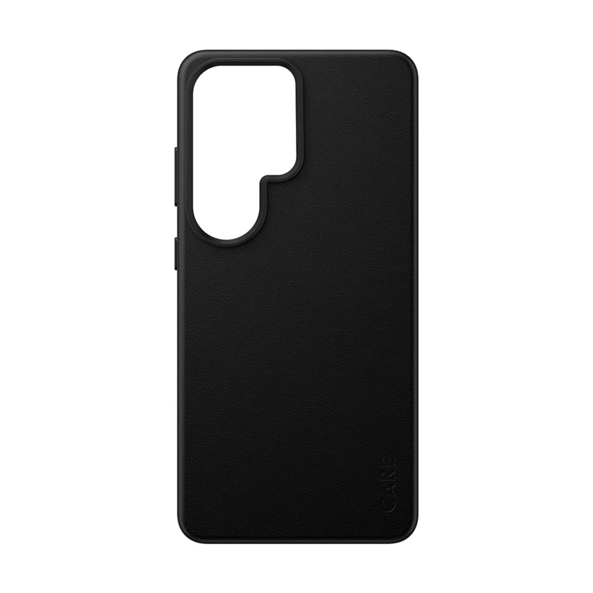Handyhülle, Schwarz, Kunstleder, Kameraausschnitt, Case