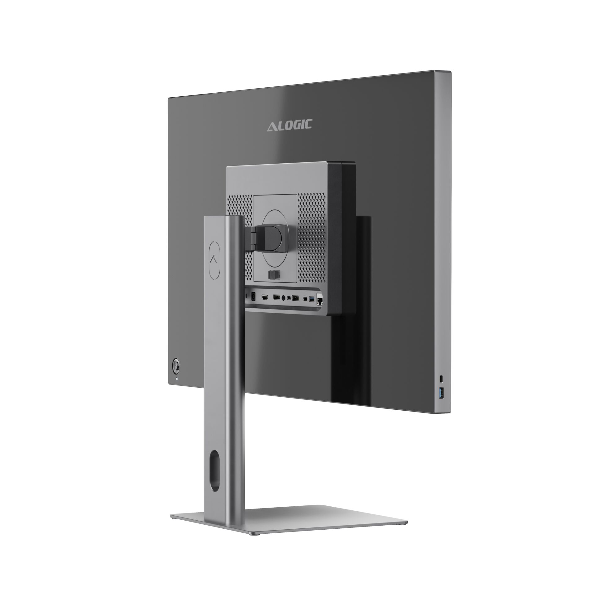 All-in-one, Monitore, Metallständer, HDMI-Anschlüsse, USB-Anschlüsse