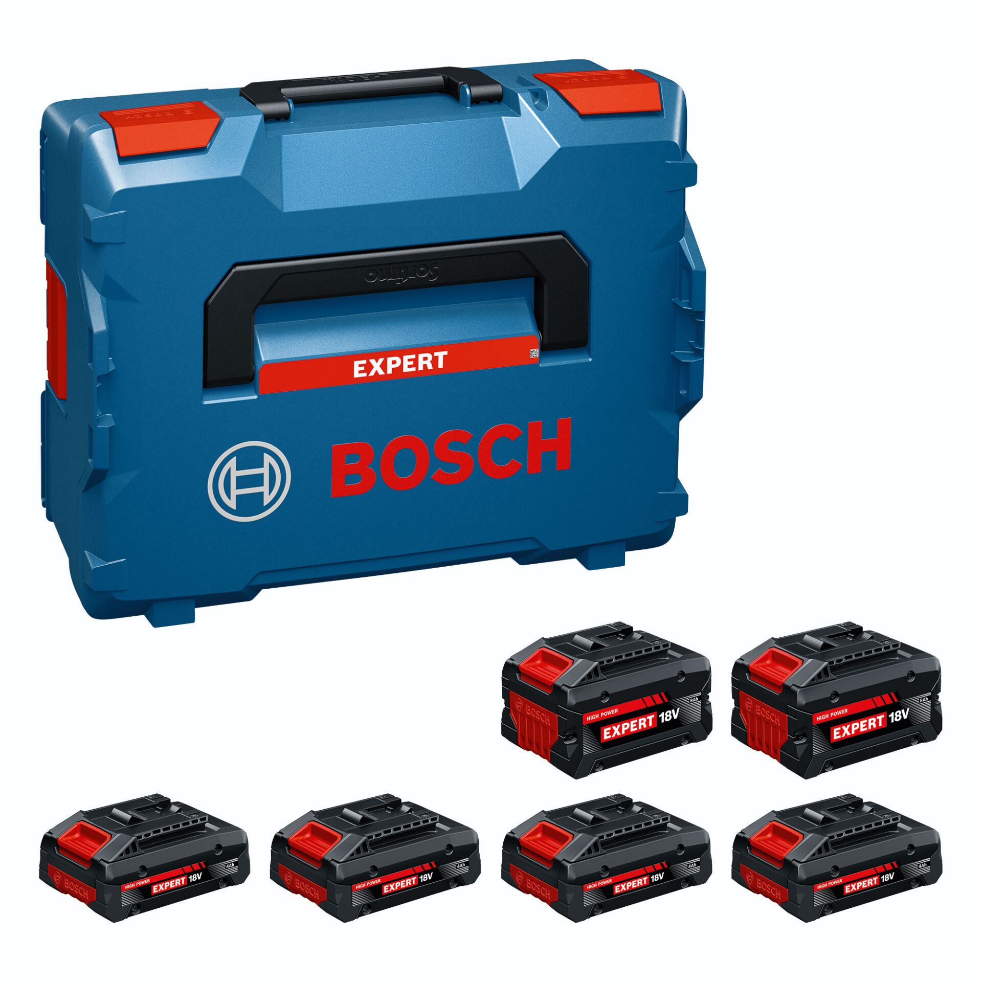 Koffer, Werkzeugkiste, Bosch, Extert, Akku-Batterien