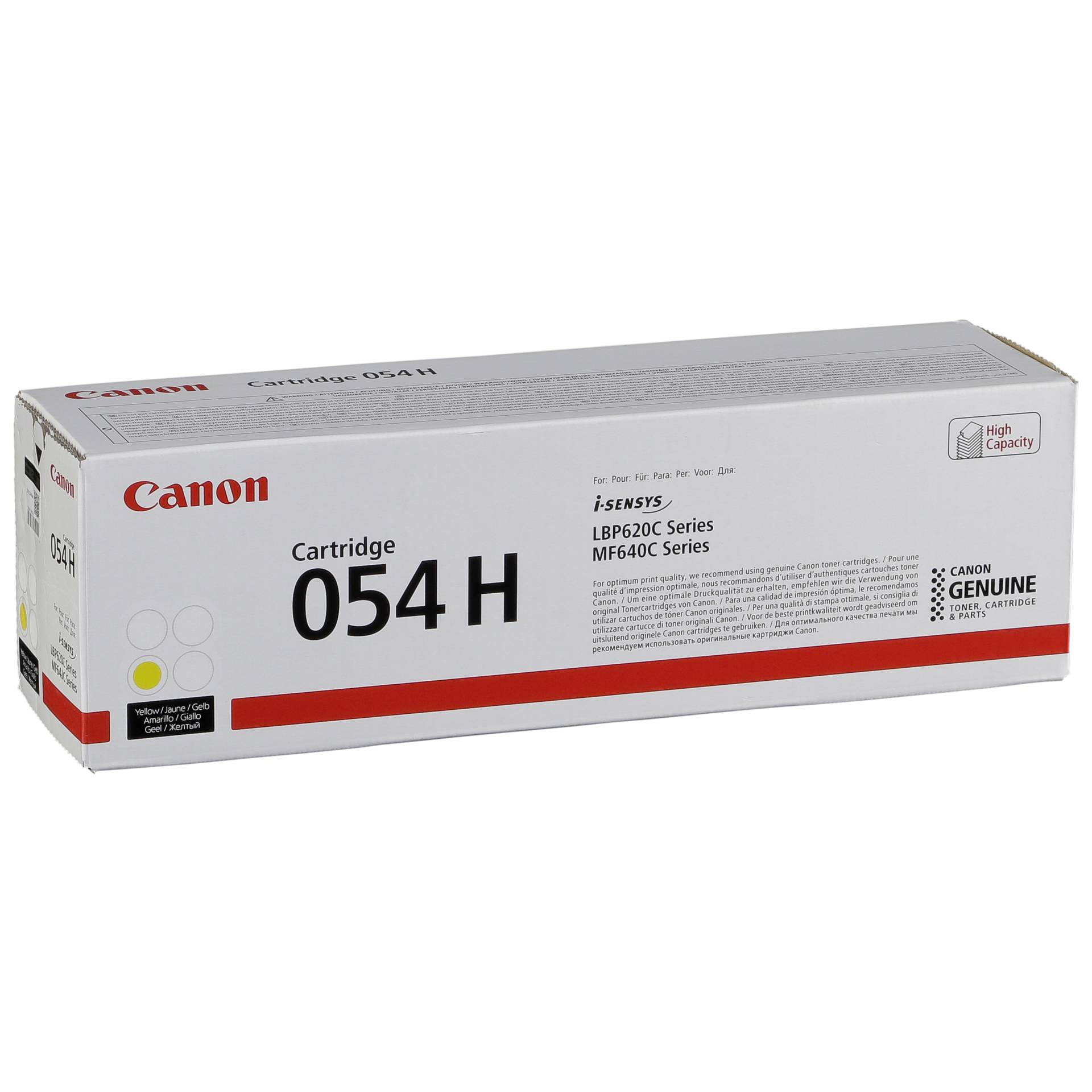 Canon toner Cartridge 054 H Y  zolty
