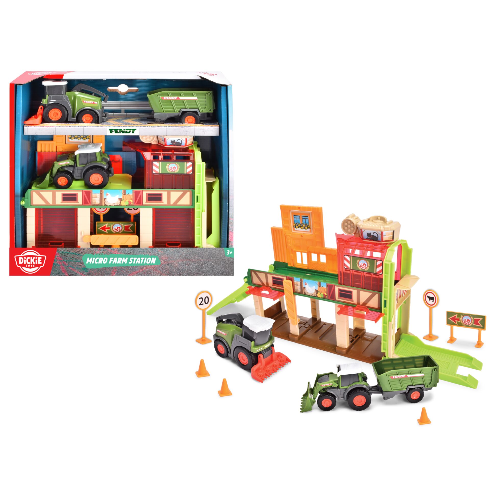 Spielzeug, Farmstelle, Traktor, Kit, Kinderzimmer