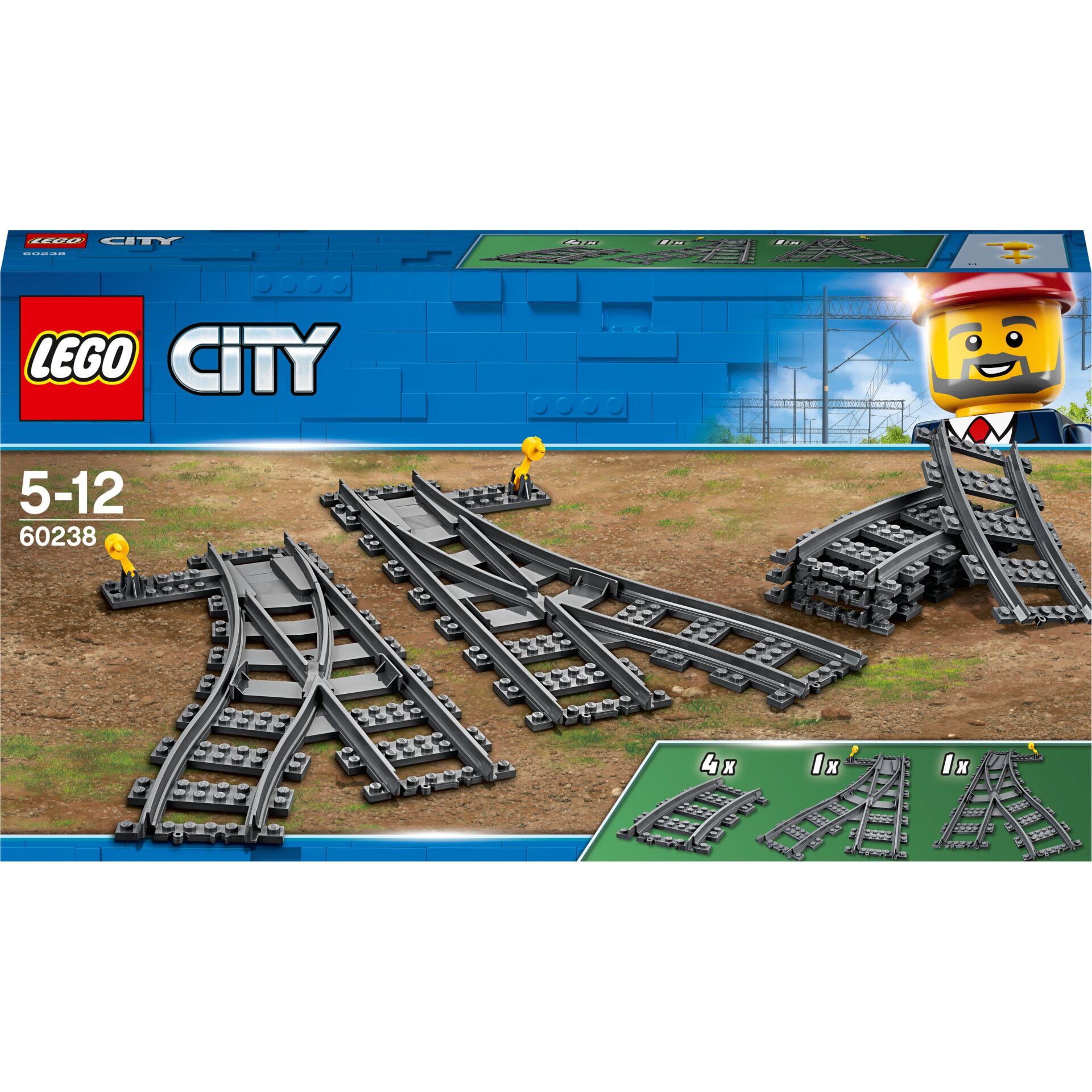 Lego, City, Schienen, Gleise, Bausteine