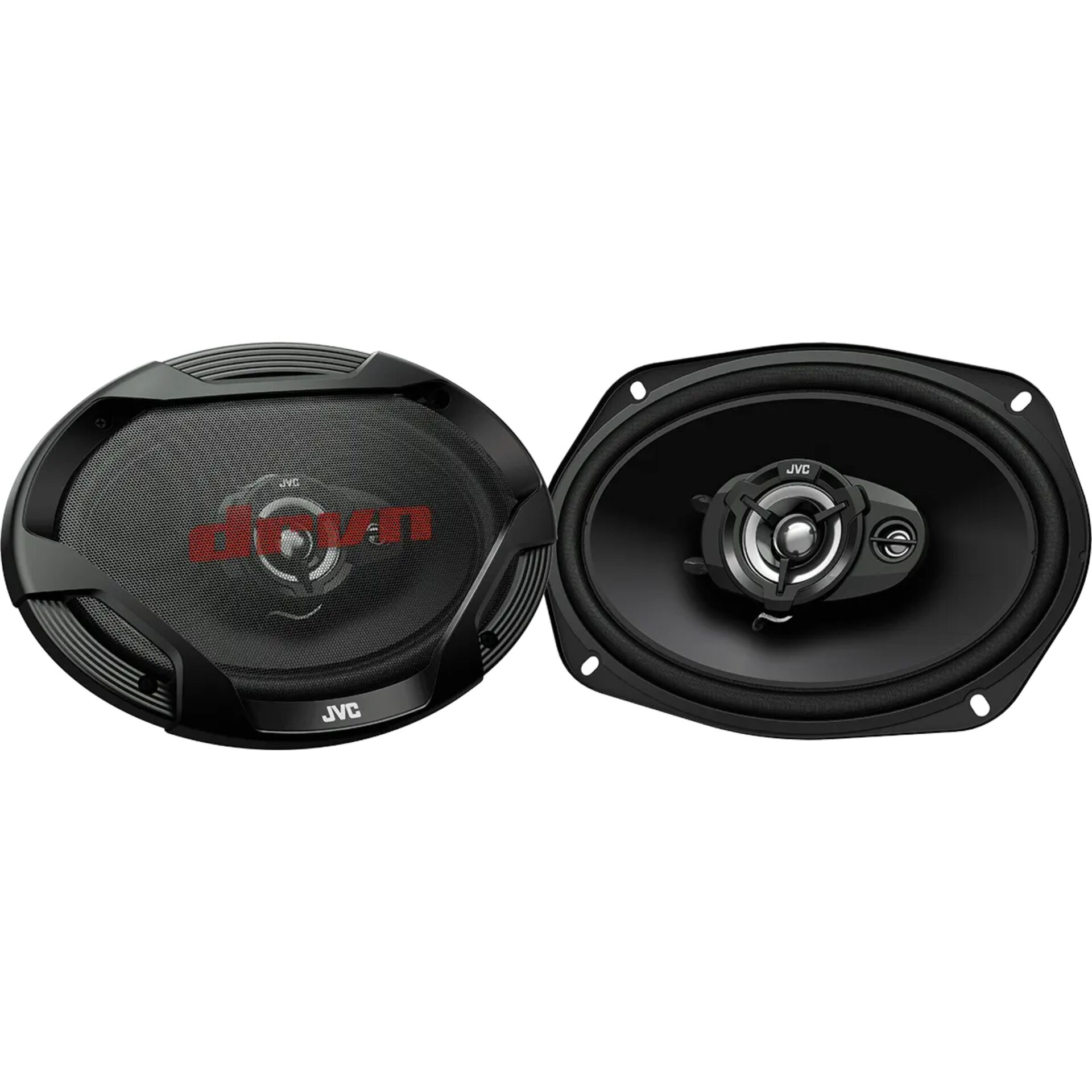 Lautsprecher, Car Audio, 2 Wege, Kohle schwarz, Ovales Gehäuse