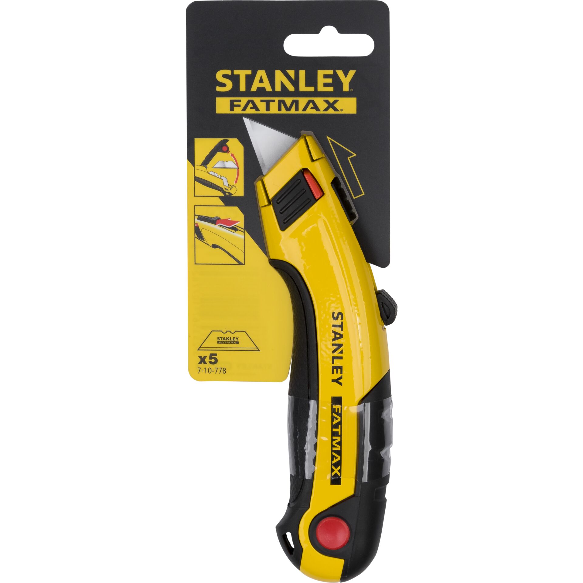 Stanley Cutter FatMax avec  5 lames