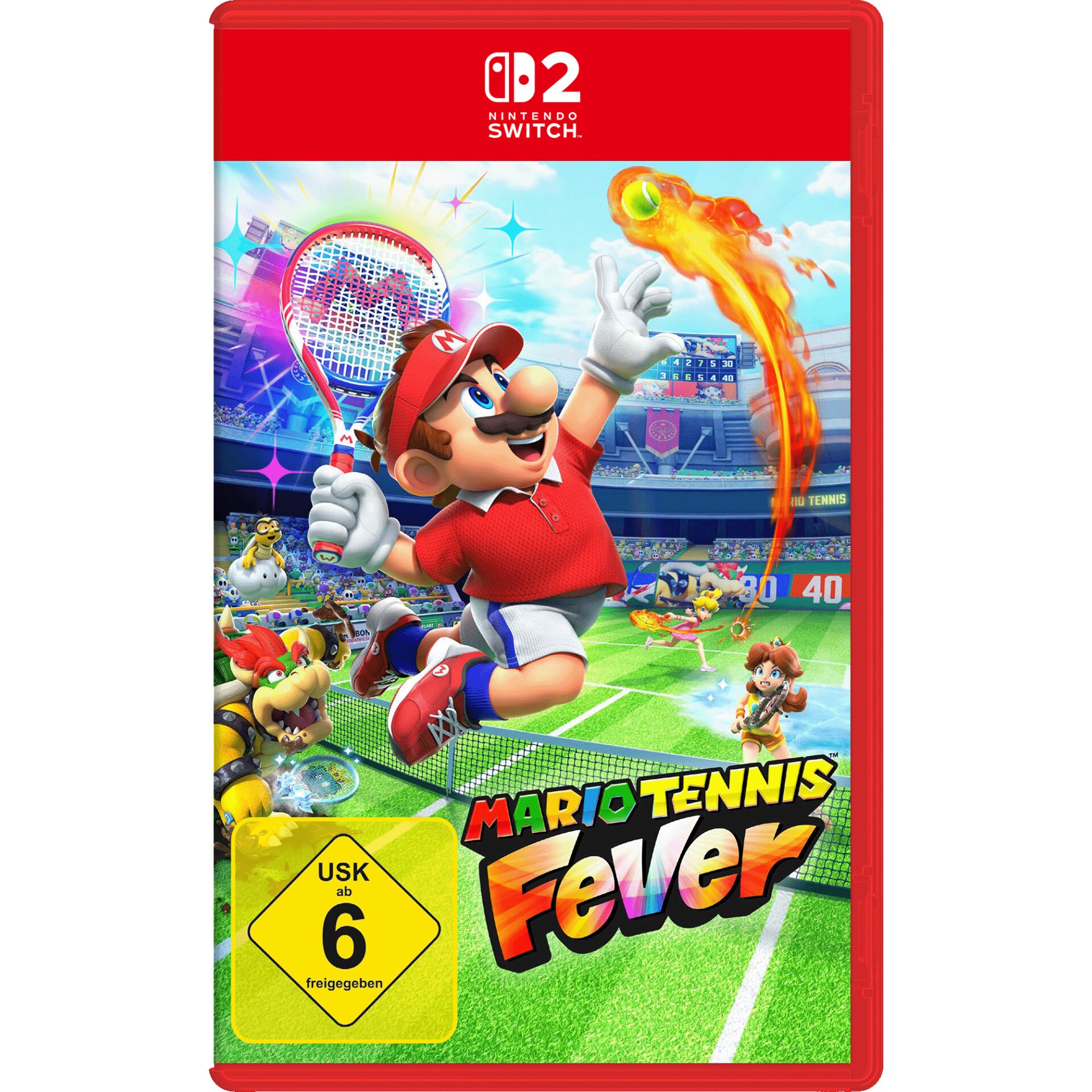 Nintendo Switch, Mario, Tennis, Fever, Video-Spielhülle