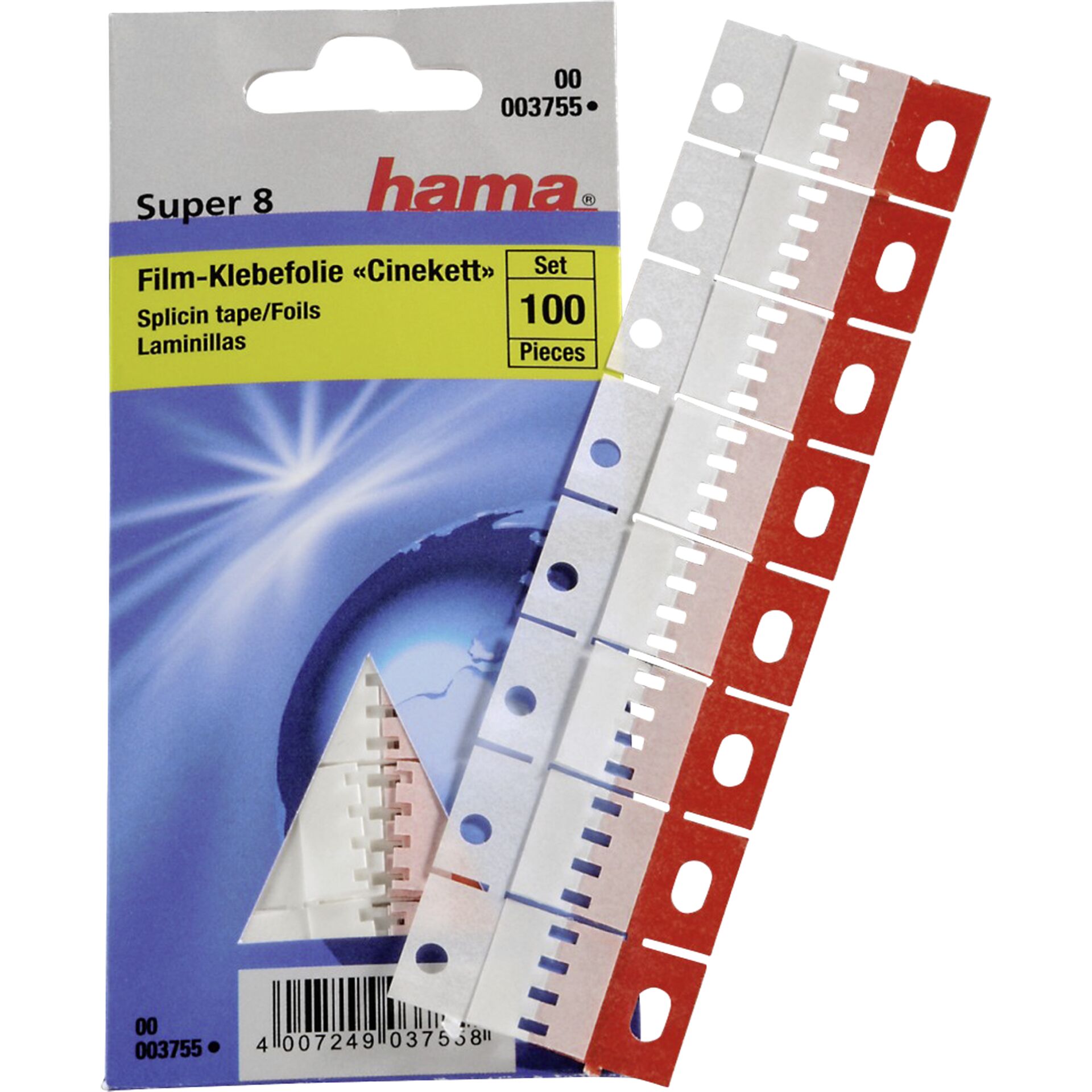Hama Film Splicing Tape Cinekett  S 8   100pcs               3755