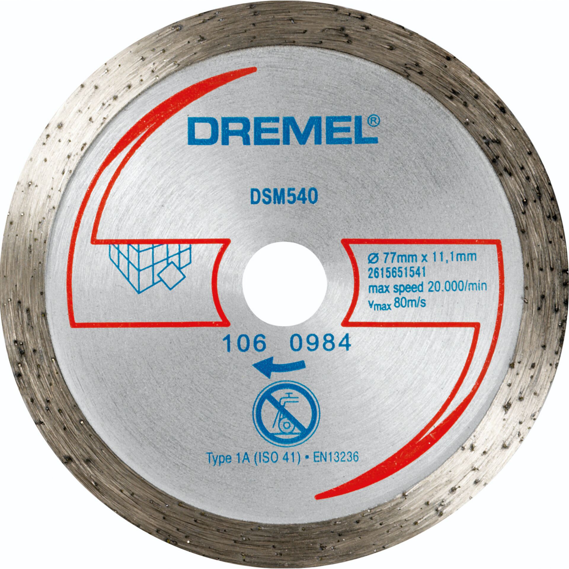 diamanttrennscheibe, stahlscheibe, diamantkorn, DREMEL, Ø77mm
