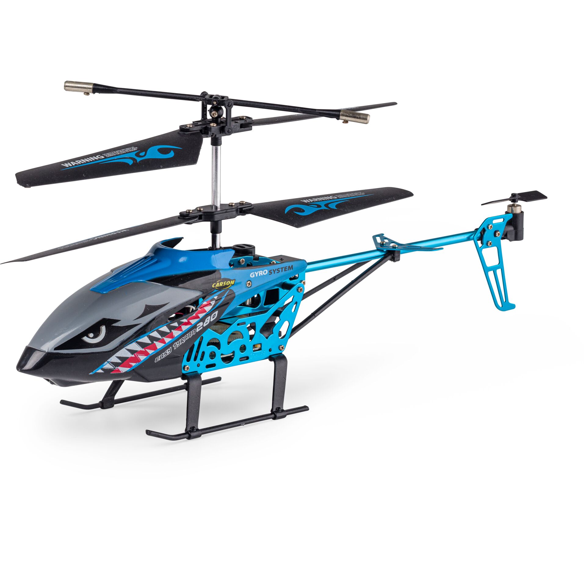 Hubschrauber, RC-Helikopter, Gehäuse Blau, Rotorblätter, Spielzeug
