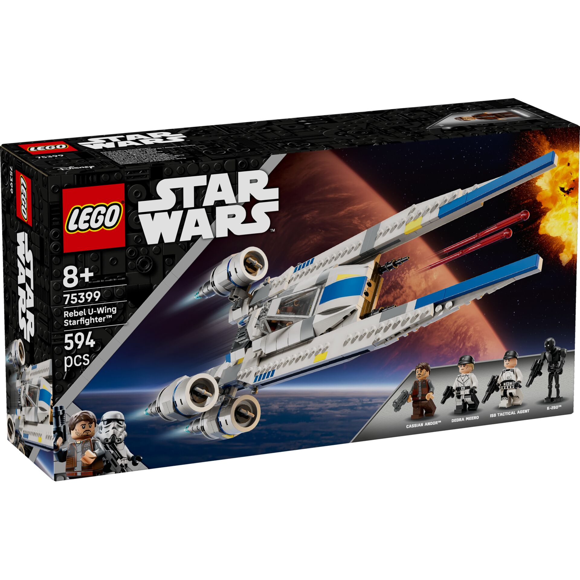 Lego, Star Wars, U-Wing, Starfighter, 594 pcs