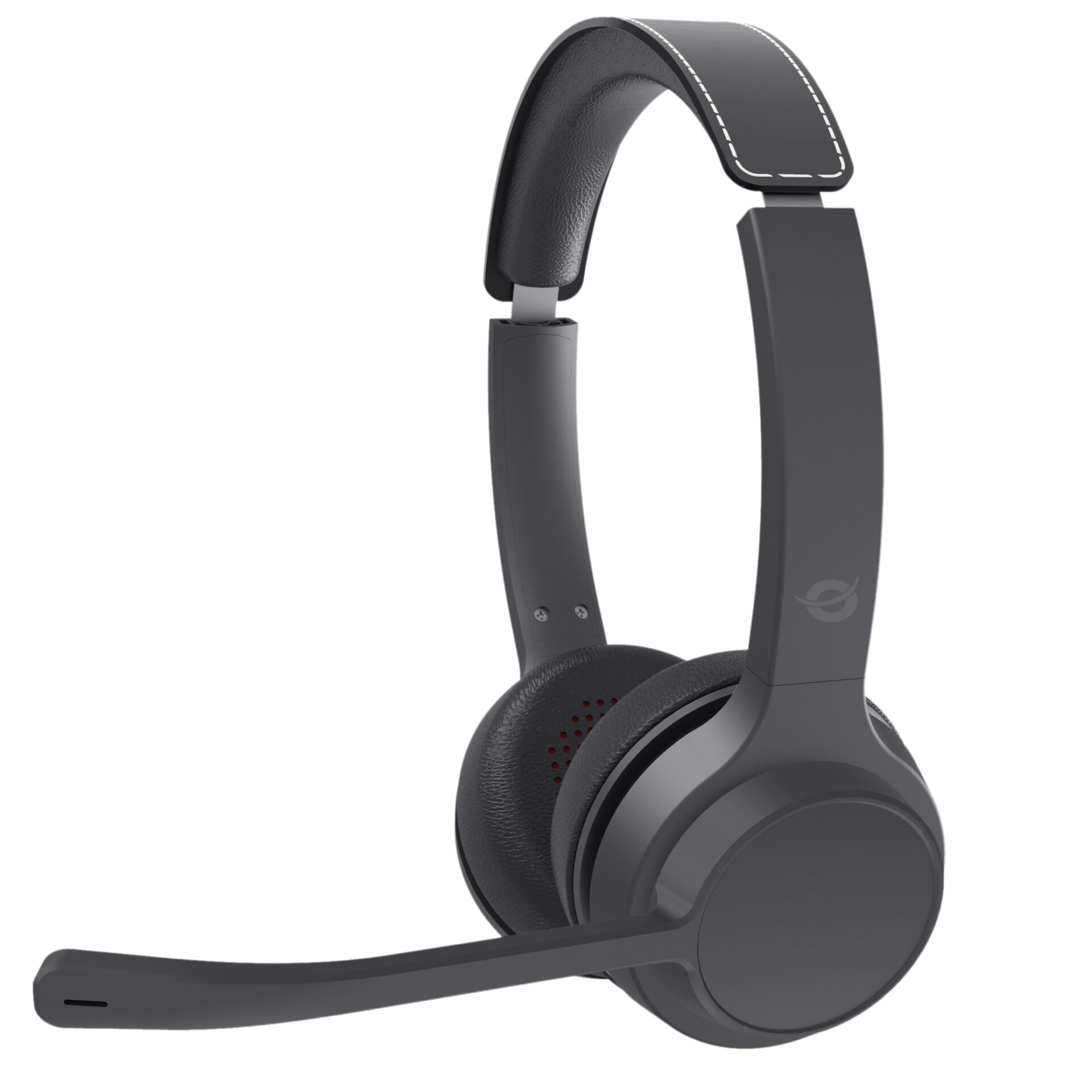 Kopfhörer, Over-Ear, Mikrofonarm, Dunkelgrau, Leichtes Design
