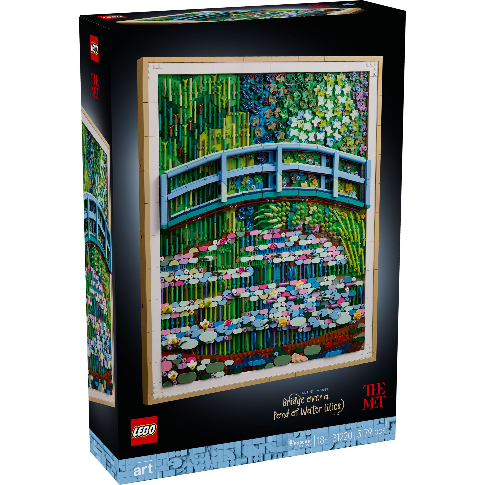 LEGO, The Art, Brücke, Teich von Seerosen, Mosaik