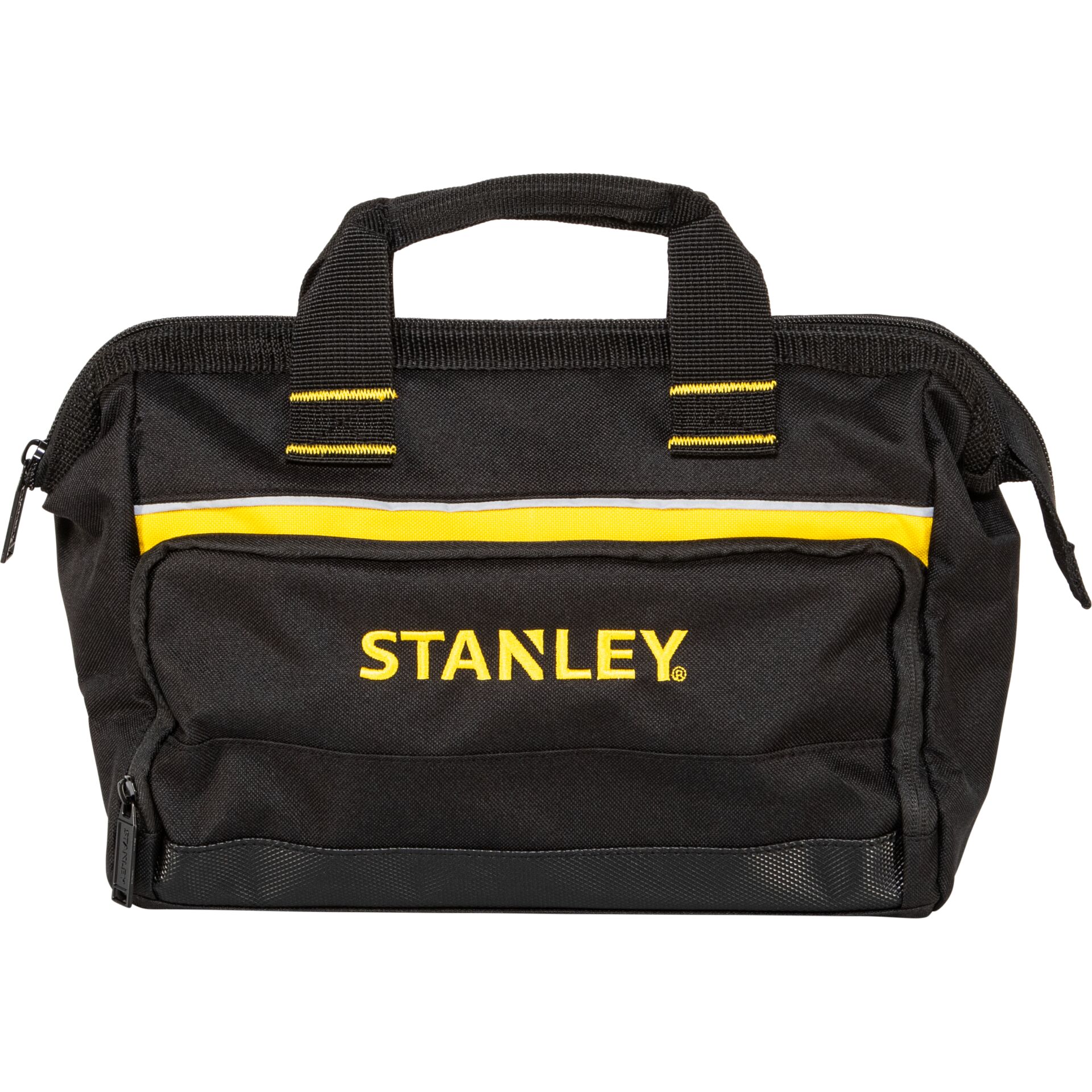Tasche, Werkzeugtasche, Streifen, Schwarz, Stanley, Tasche, Werkzeugtasche, Aufbewahrung, Fach, Stanley