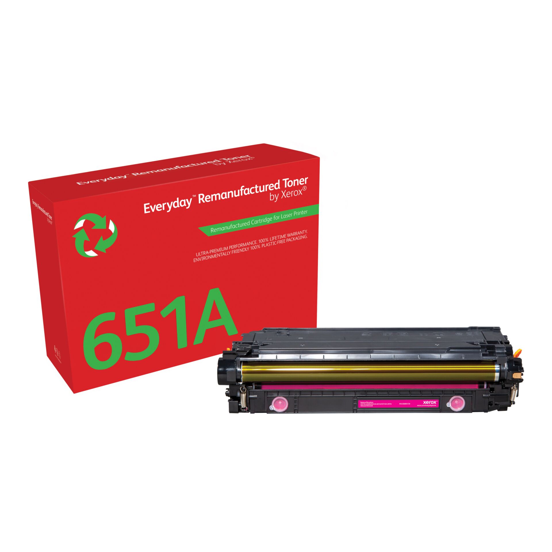 Toner, Kassette, Laserdrucker, Farbe: Magenta, Recyclingverpackung