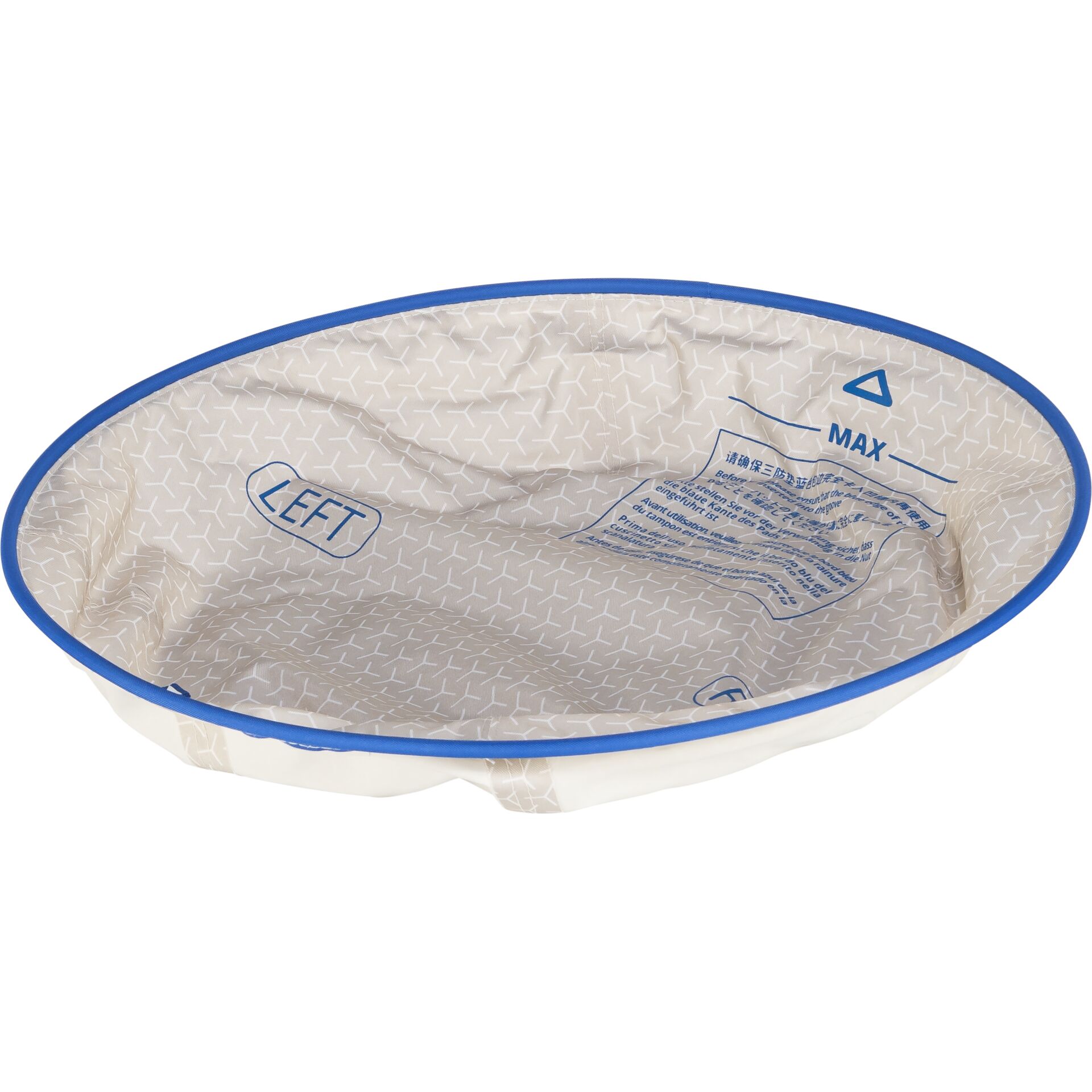 Schwimmring, Schwimmbecken, Aufblasbar, Pattern-geometrisch, blau