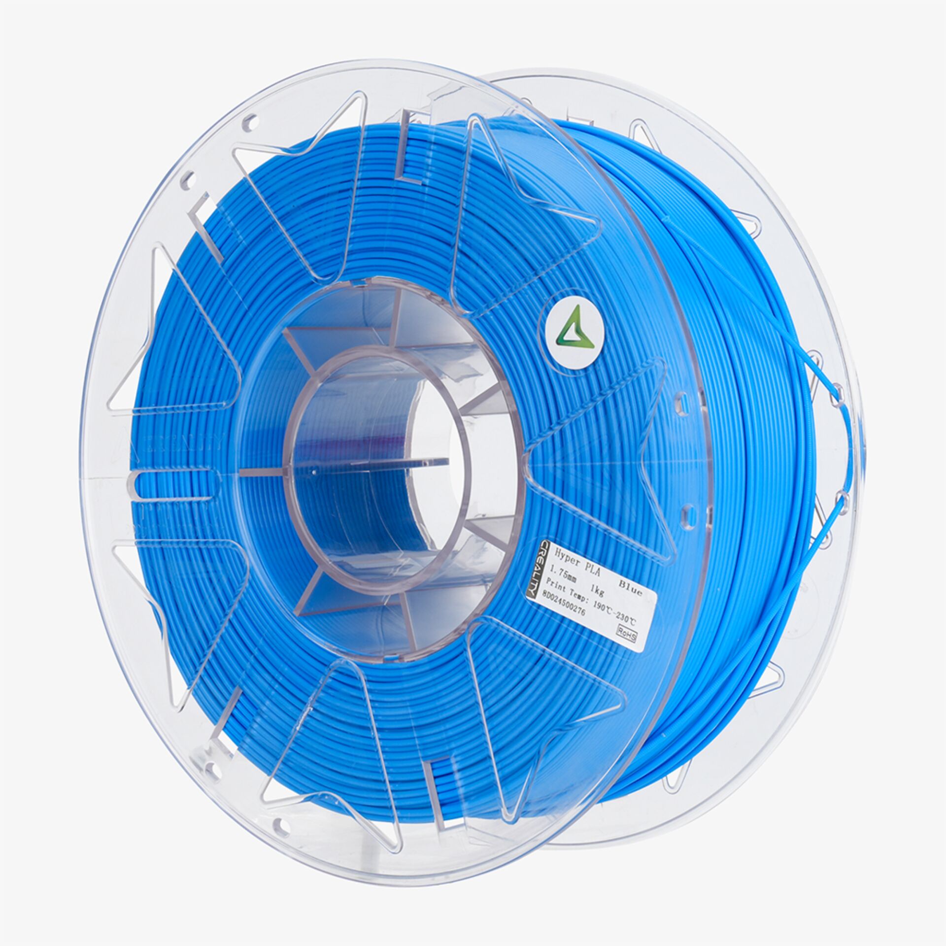 3D-Drahtfilament, PLA blau, Filamentenspule, blaues Filament, Spule
