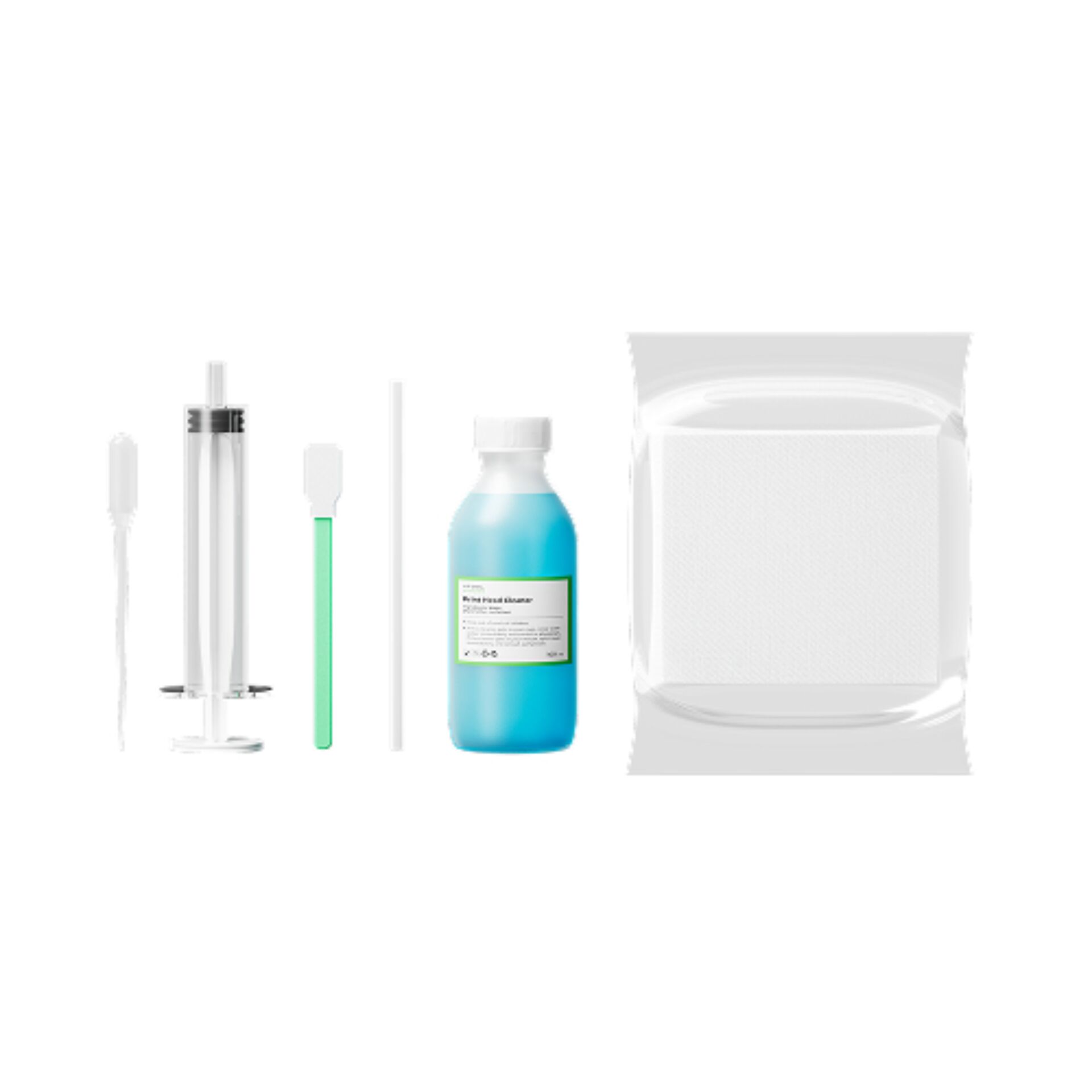 Dentalkit, Zahnbürste, Mundspüllösung, Wundauflage, Sterile Tücher