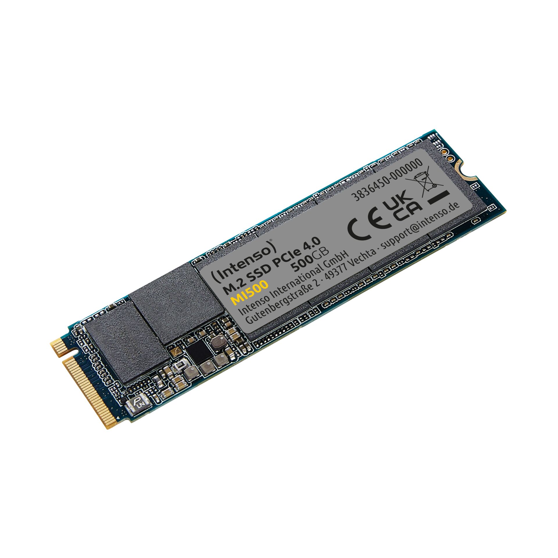 Computerausrüstung, Elektronik, Hardware, Computer, RAM-Speicher, M.2-SSD, PCIe 4.0, 500 GB, NVMe-Speicher, Interne SSD