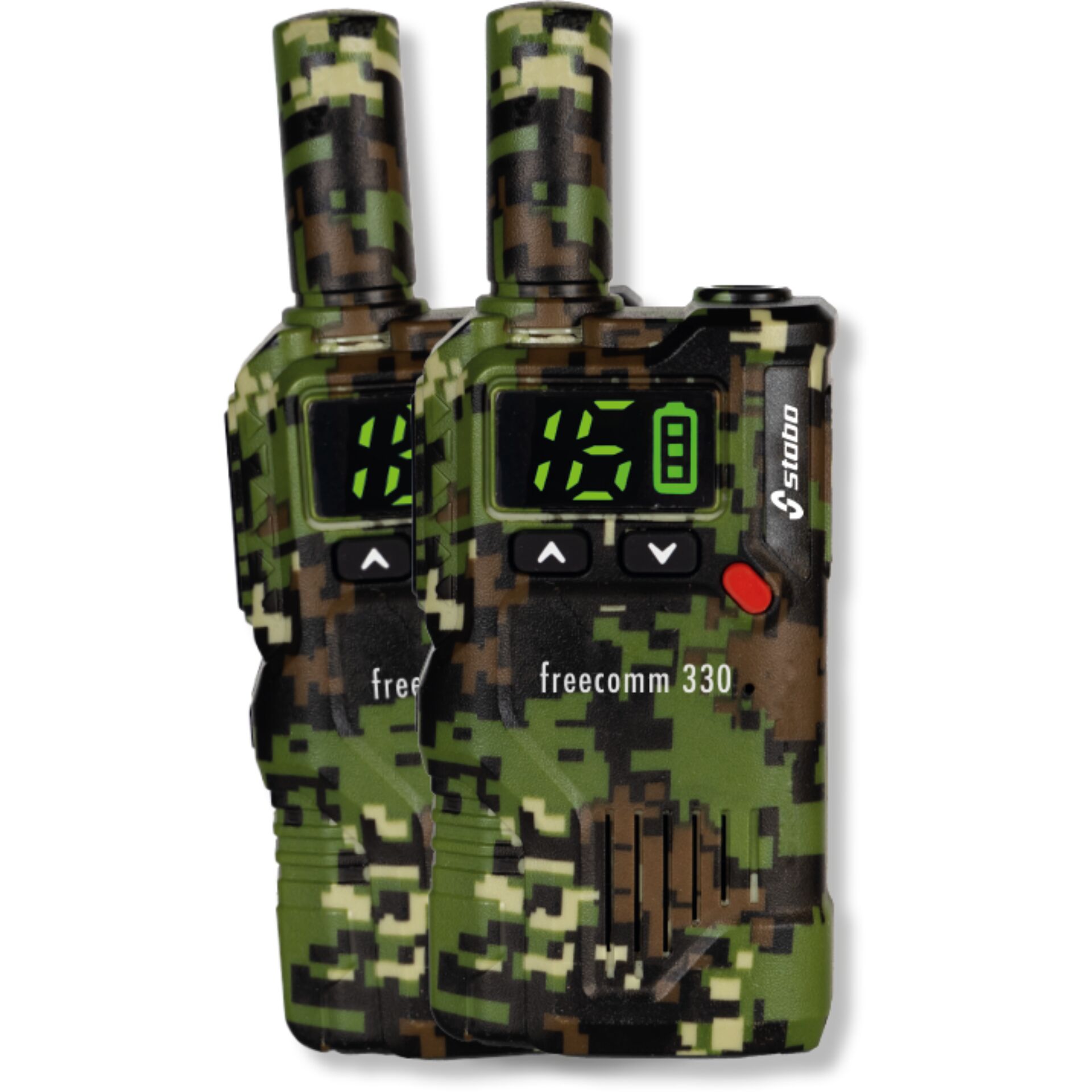 Walkie-talkie, Zwei-Wege-Funkgerät, Tarnmuster, Digitalanzeige, Doppelgerät