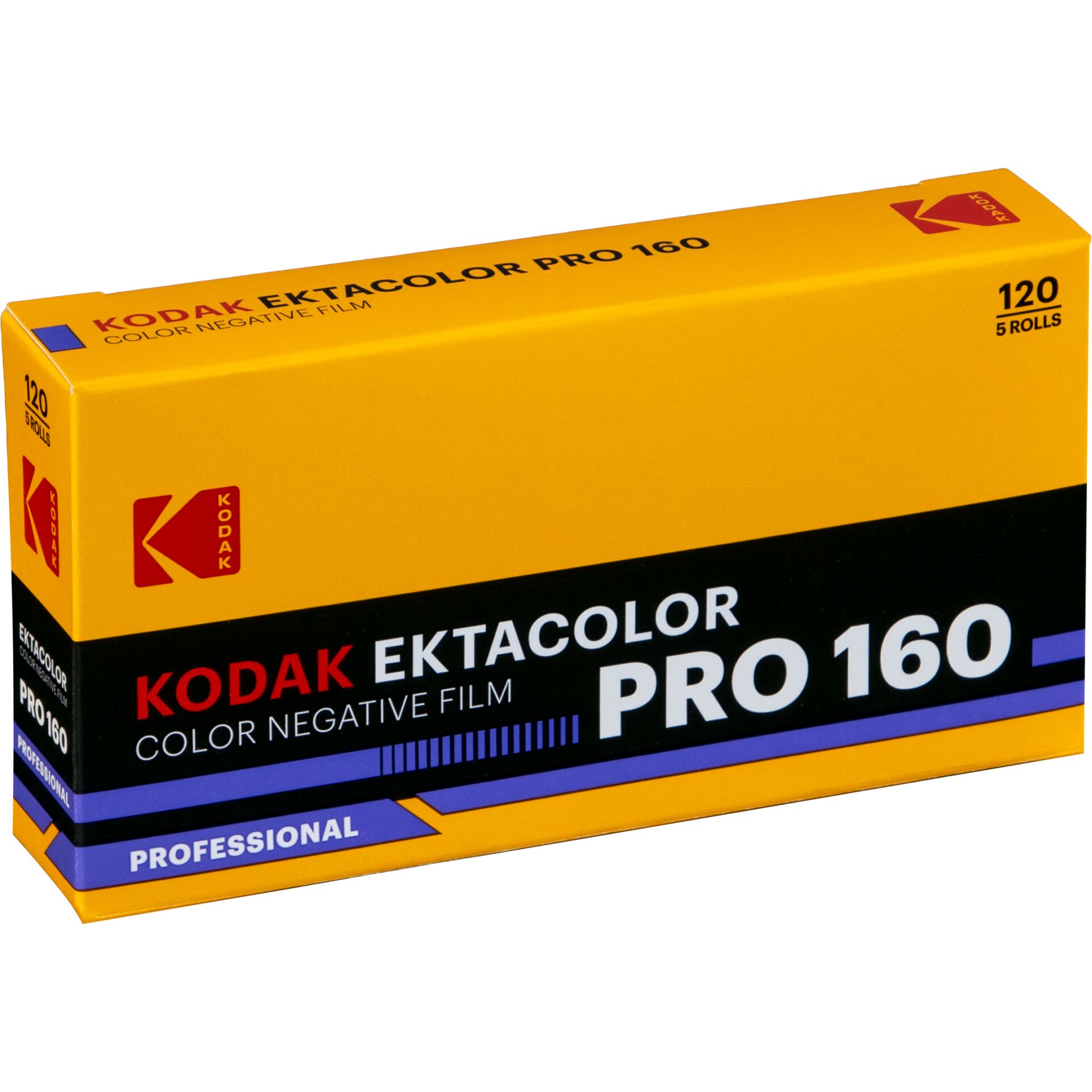 Kodak, Ektacolor Pro 160, Color negative film, 120 rolls, Professional