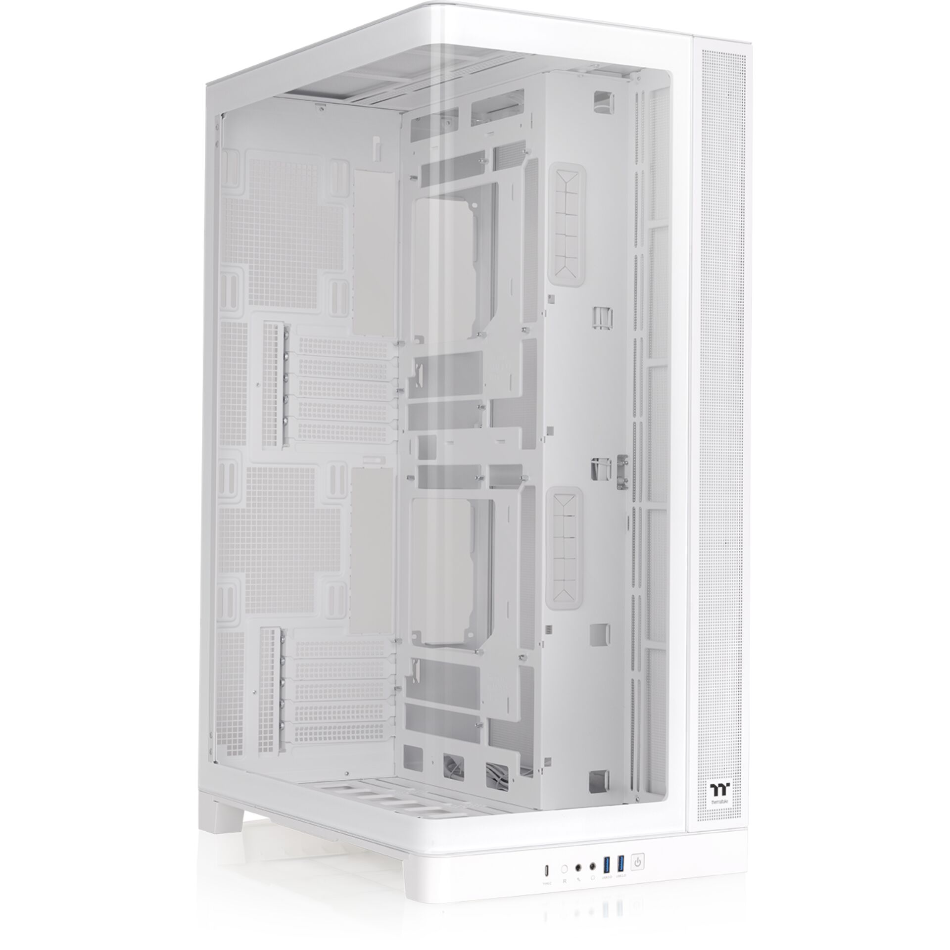 ITX, Mid-Tower, Weiß, Glasfront, Gehäuse