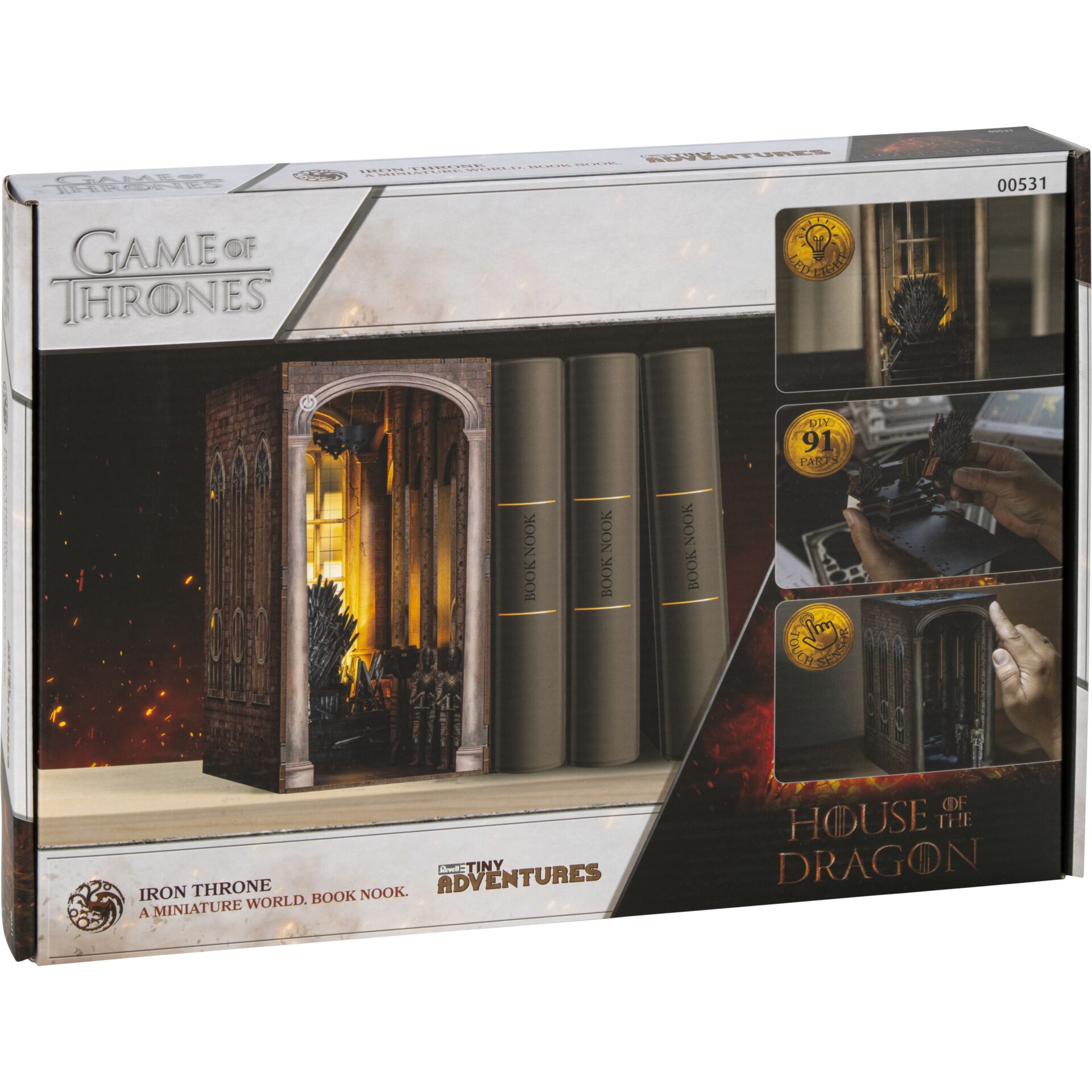 Game of Thrones, Miniature Set, Book Nook, Dragon House, Adventure Box