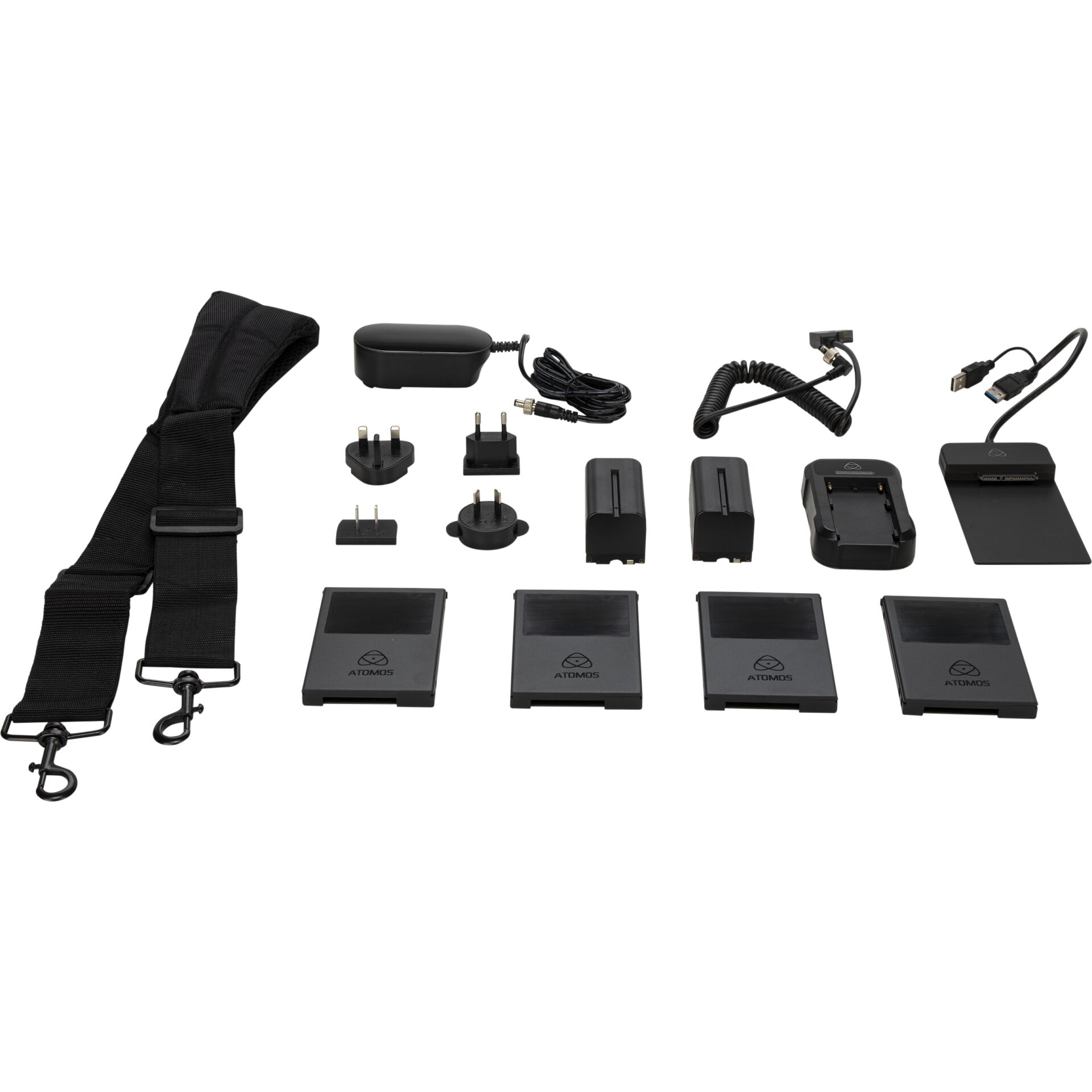 LED, Kamerazubehör, Batteriehalter, Schulterriemen, Adapterset