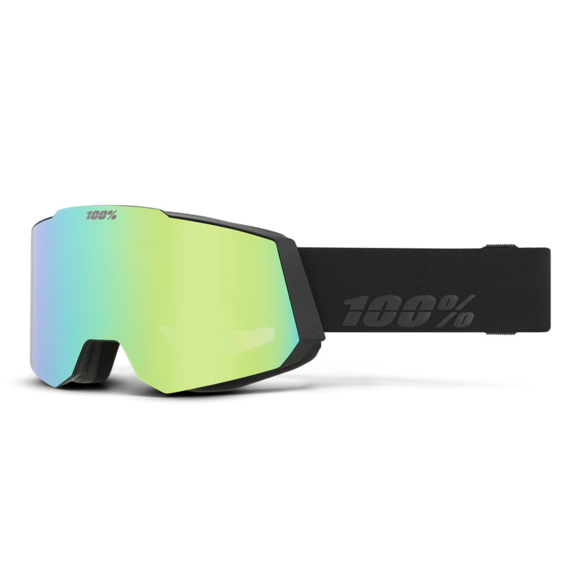 Motocross-Brille, Skibrille, Spiegelscheibe, Gurtband, RGB-Schimmer