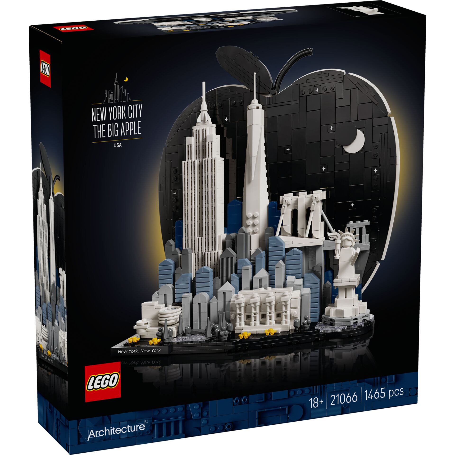 LEGO Architektur, New York Skyline, Stadtmodell, Miniatur, Sammelbox