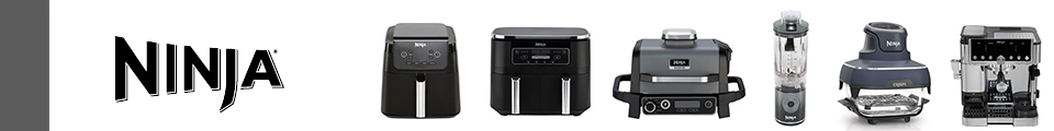 kitchen appliance, toaster, airfryer, blender, ninja brand