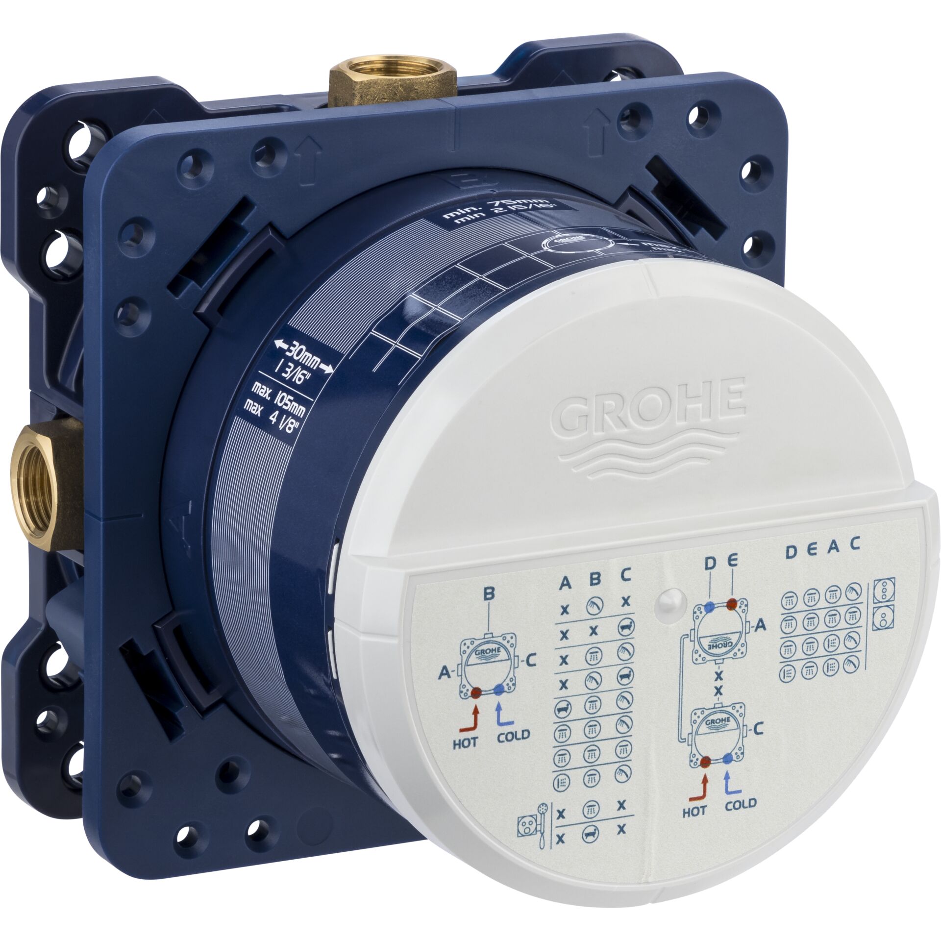 Grohe Rapido SmartBox universal  Flush Mount Body, 1/2"