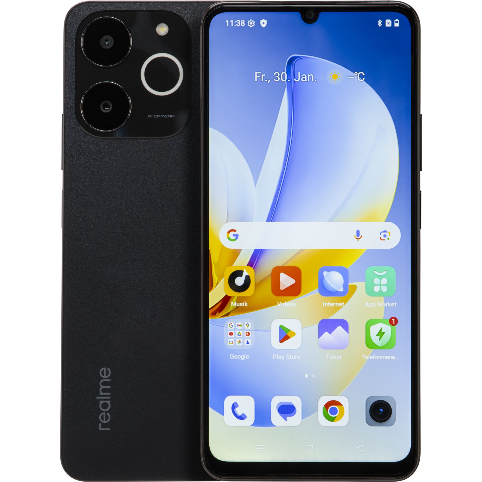 smartphone, Rückkamera, Quad-Kamera, schwarz, randloses Display