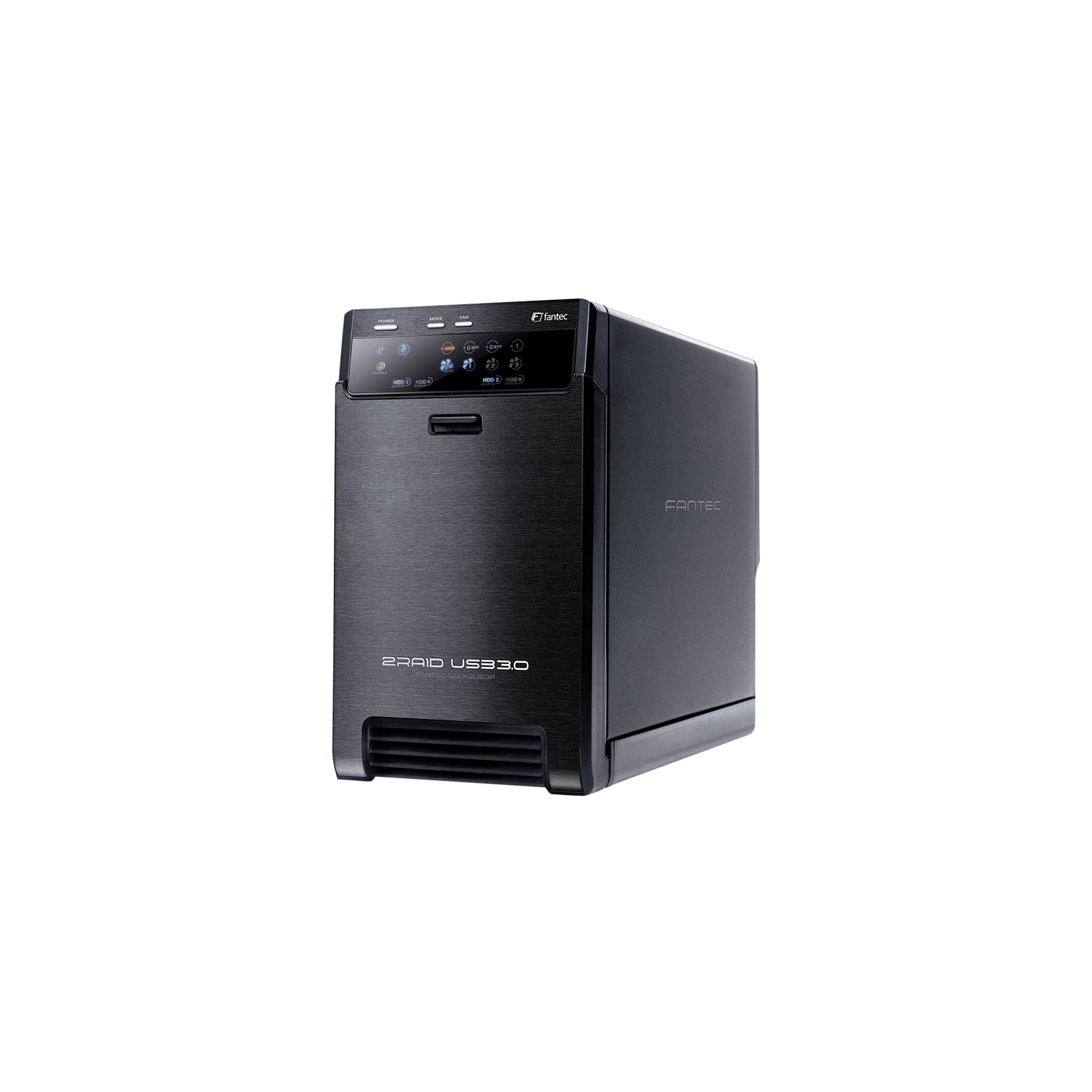 4-Bay USB 3.0, PC case, USB 3.0, schwarz, Fantec